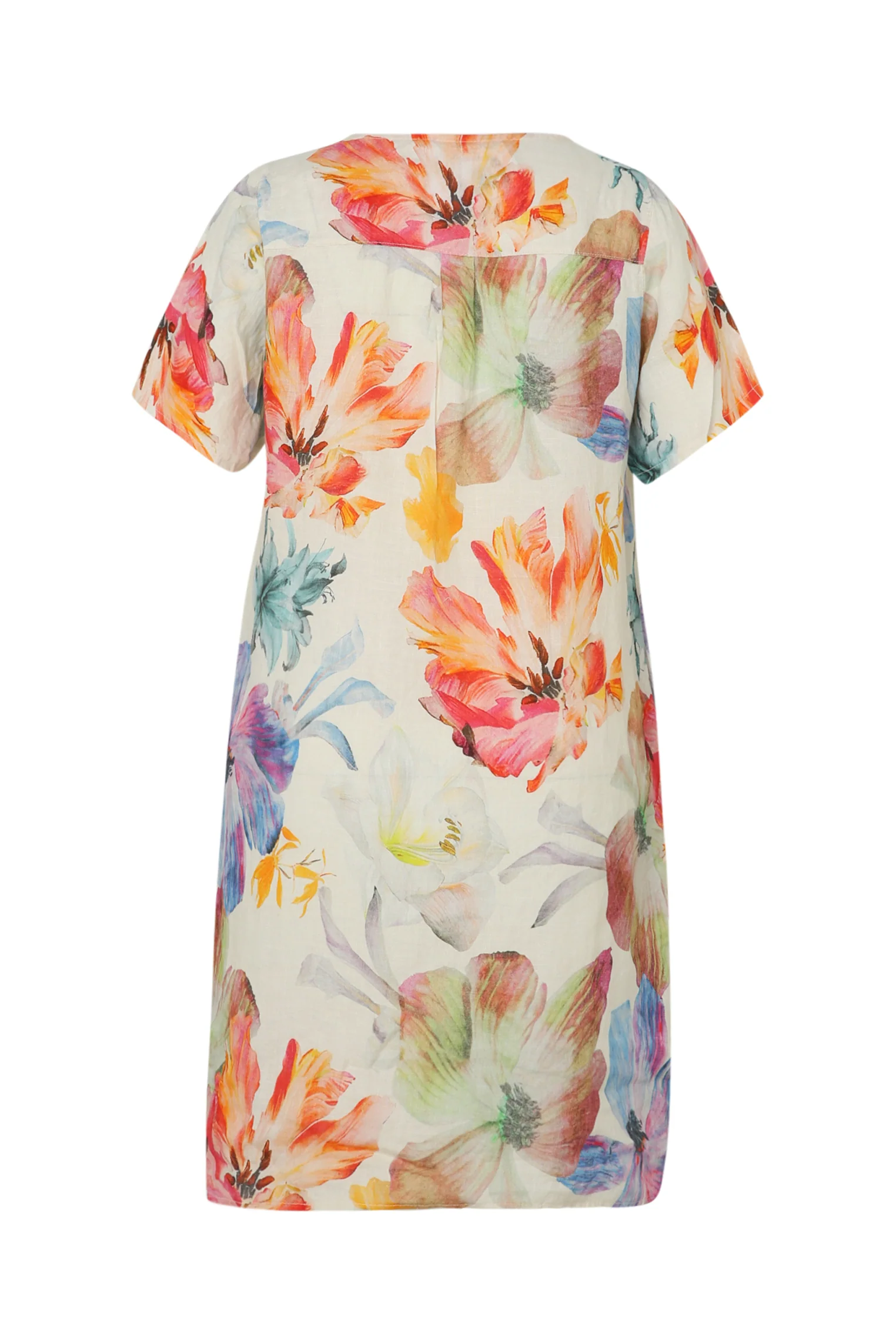 Robe en lin imprimé fleurs - Image 22