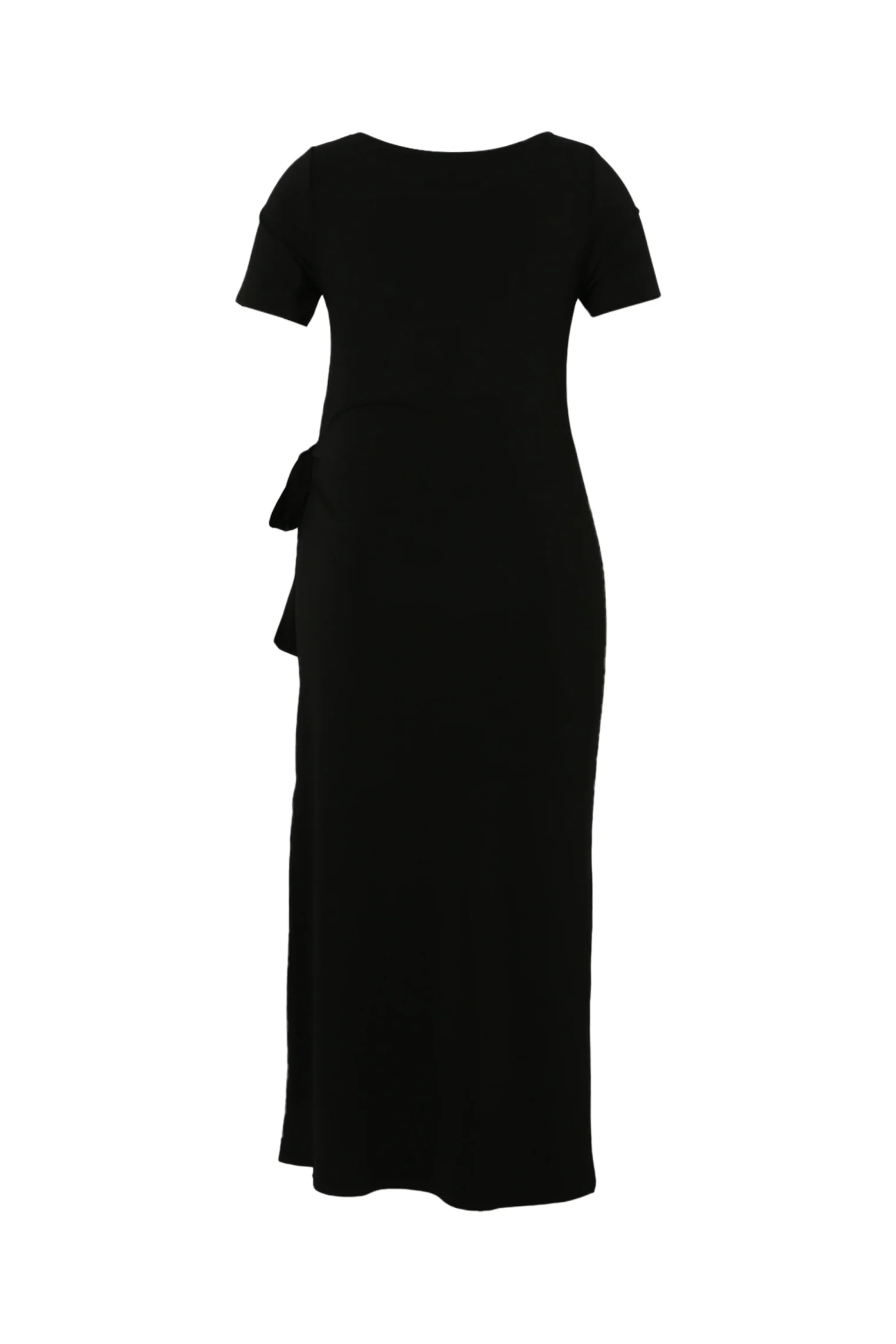 Robe en maille unie avec noeud - Image 11