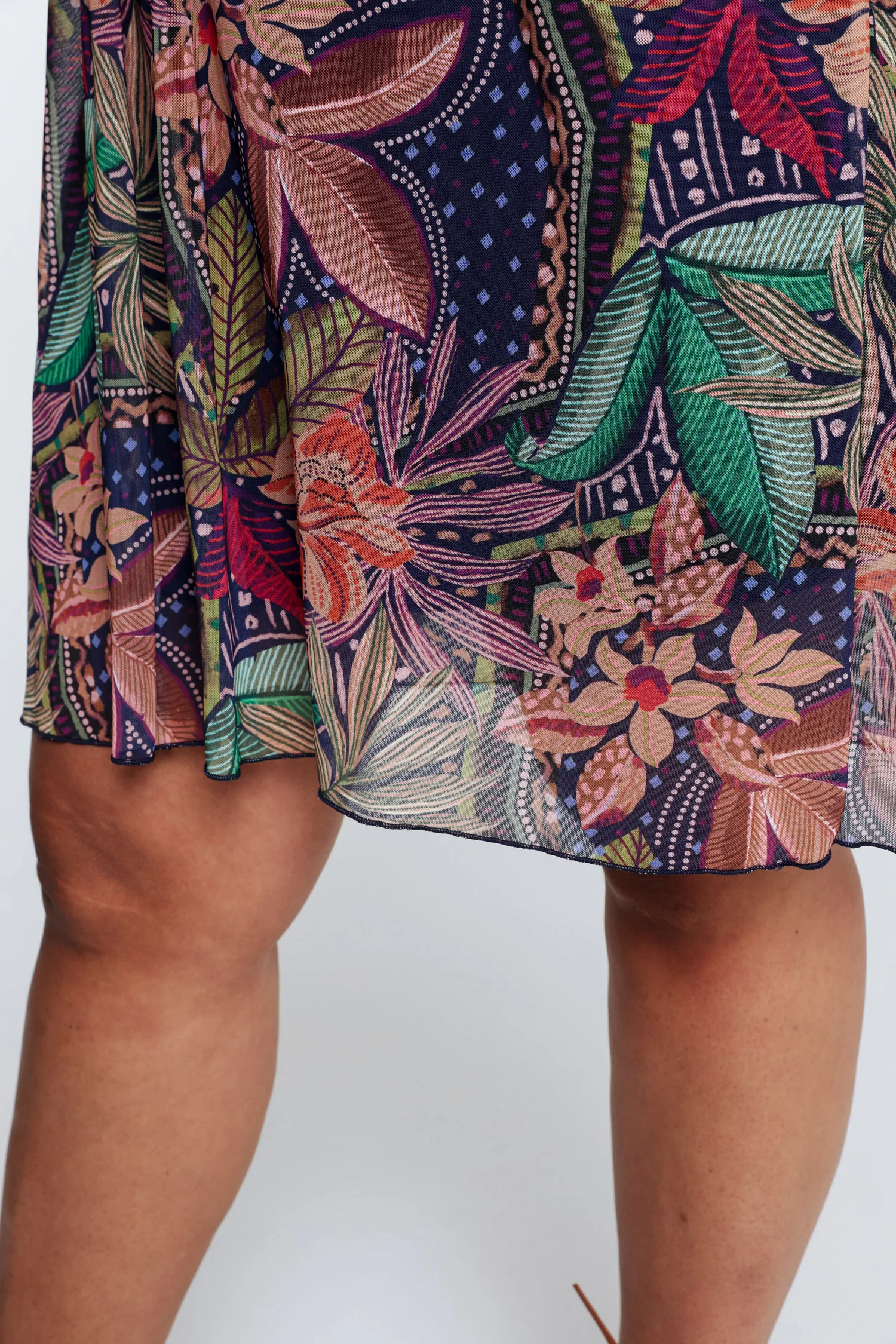 Robe en résille plissée - Image 6