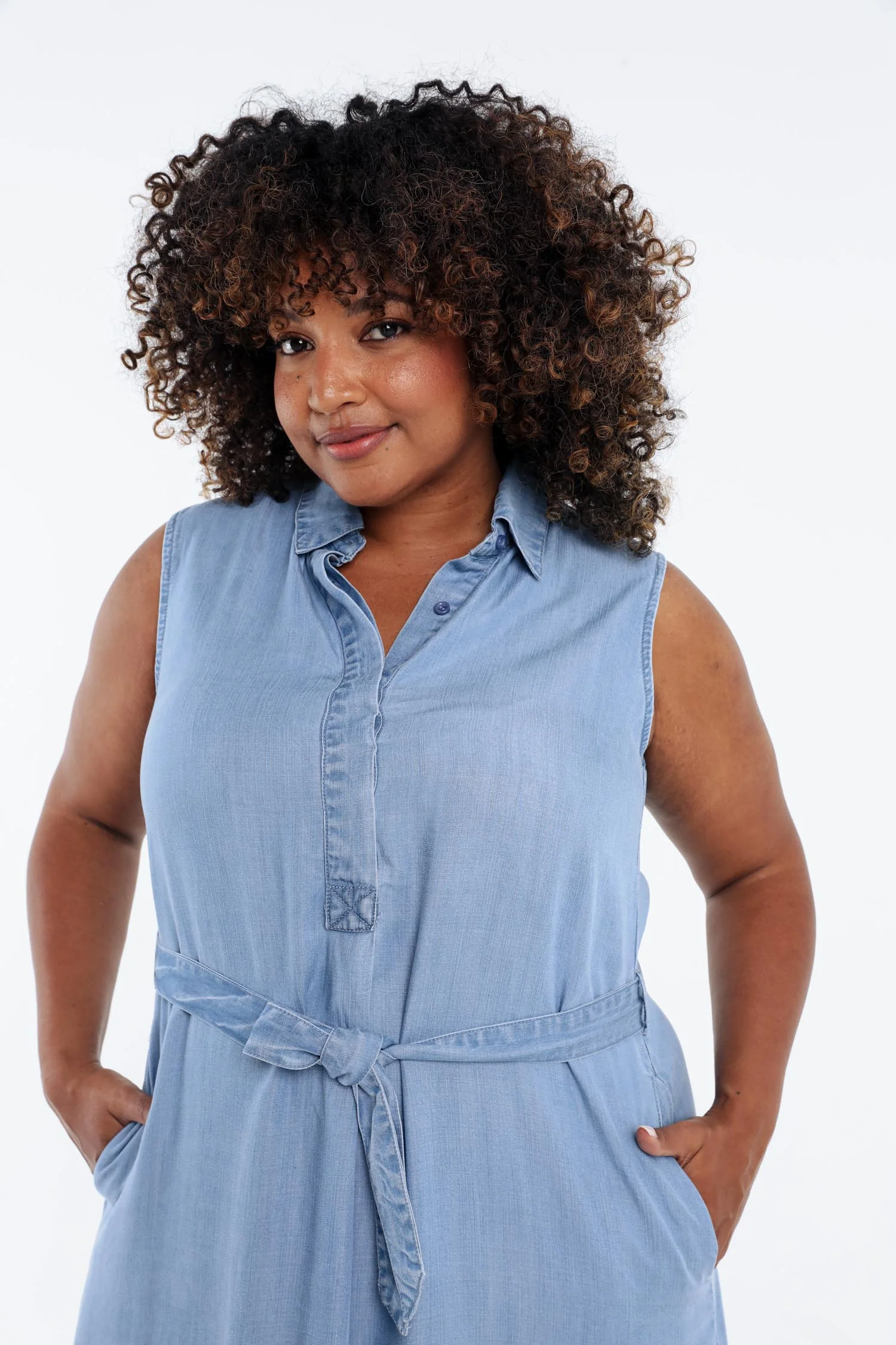 Robe en tencel unie - Image 3
