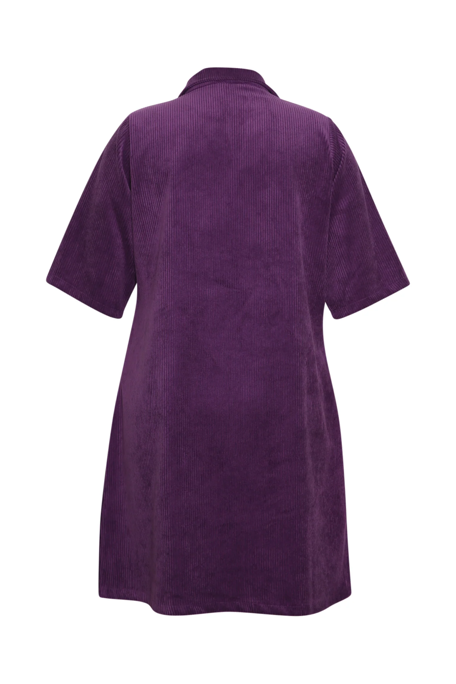 Robe en velours côtelé unie - Image 9