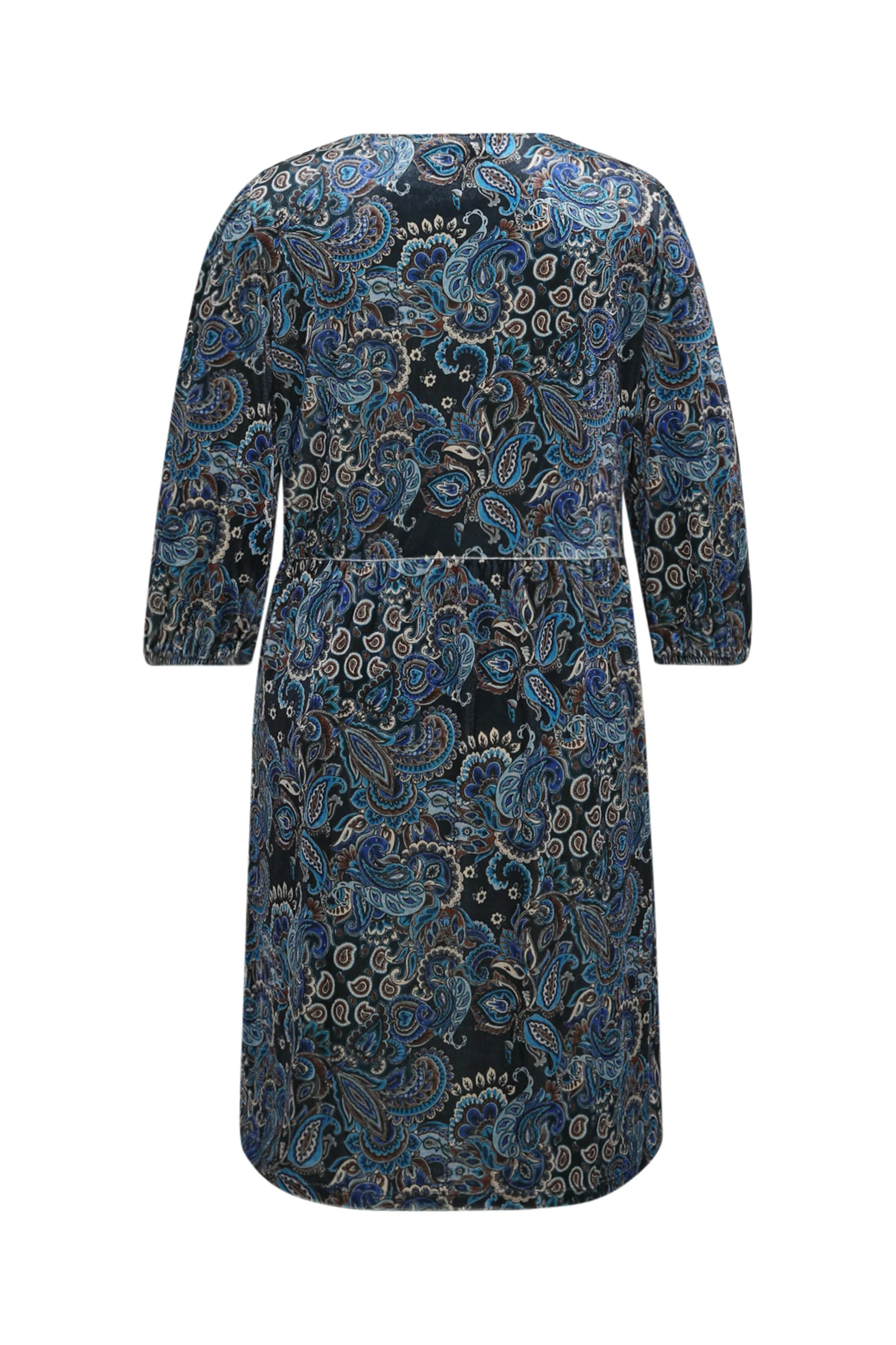 Robe en velours imprimé cachemire - Image 10