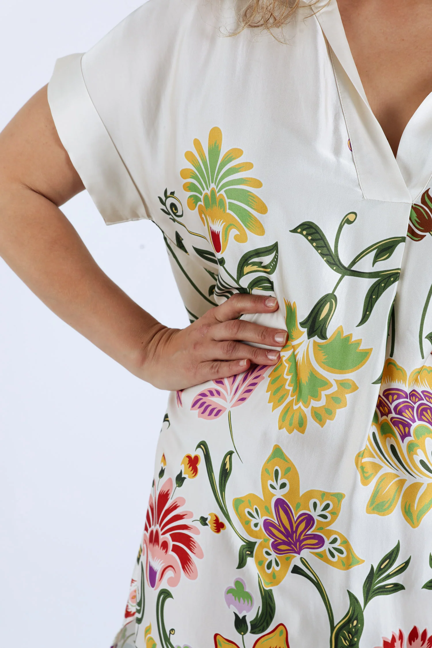 Robe en viscose à imprimé floral - Image 5
