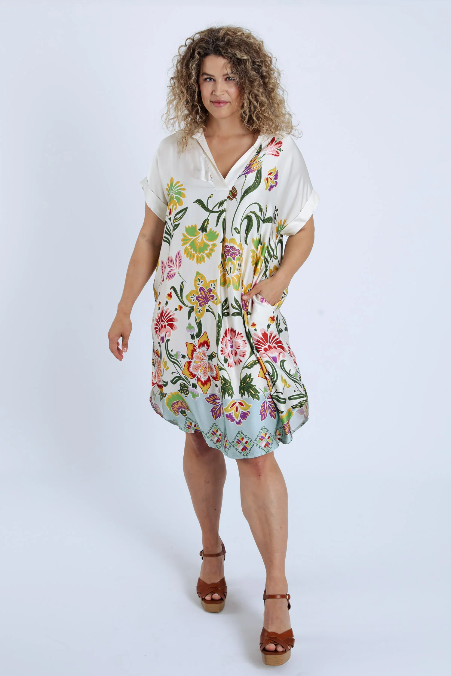 Robe en viscose à imprimé floral - Image 9