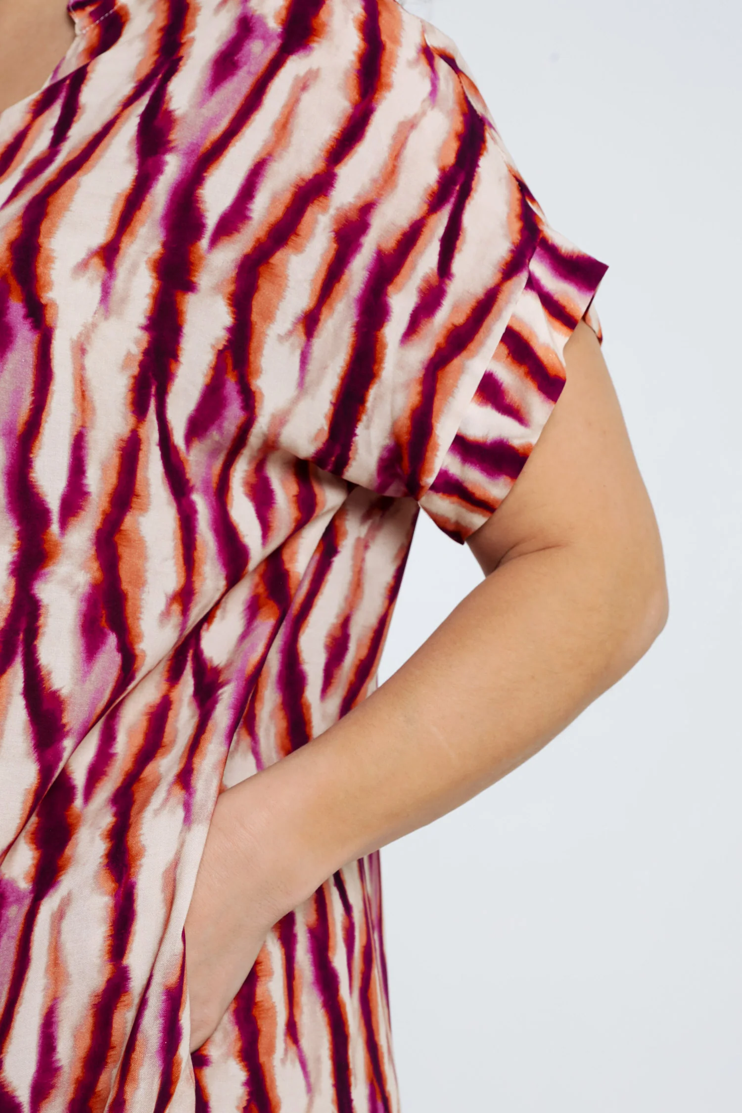 Robe en viscose imprimé ethnique - Image 5