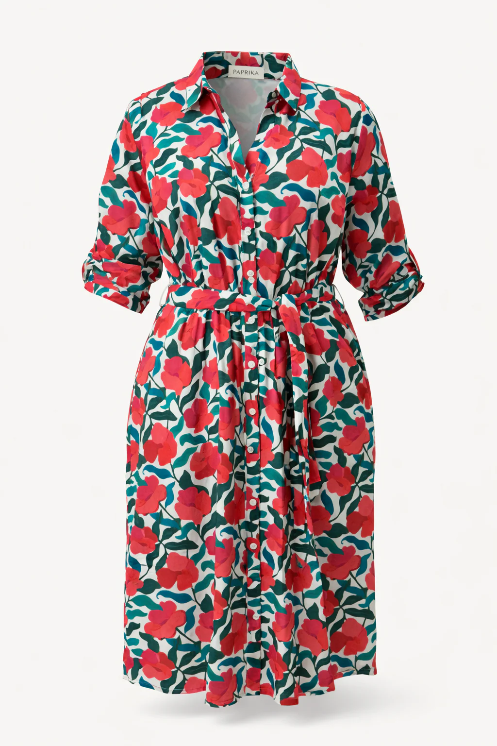Robe en viscose imprimé fleuri - Image 10