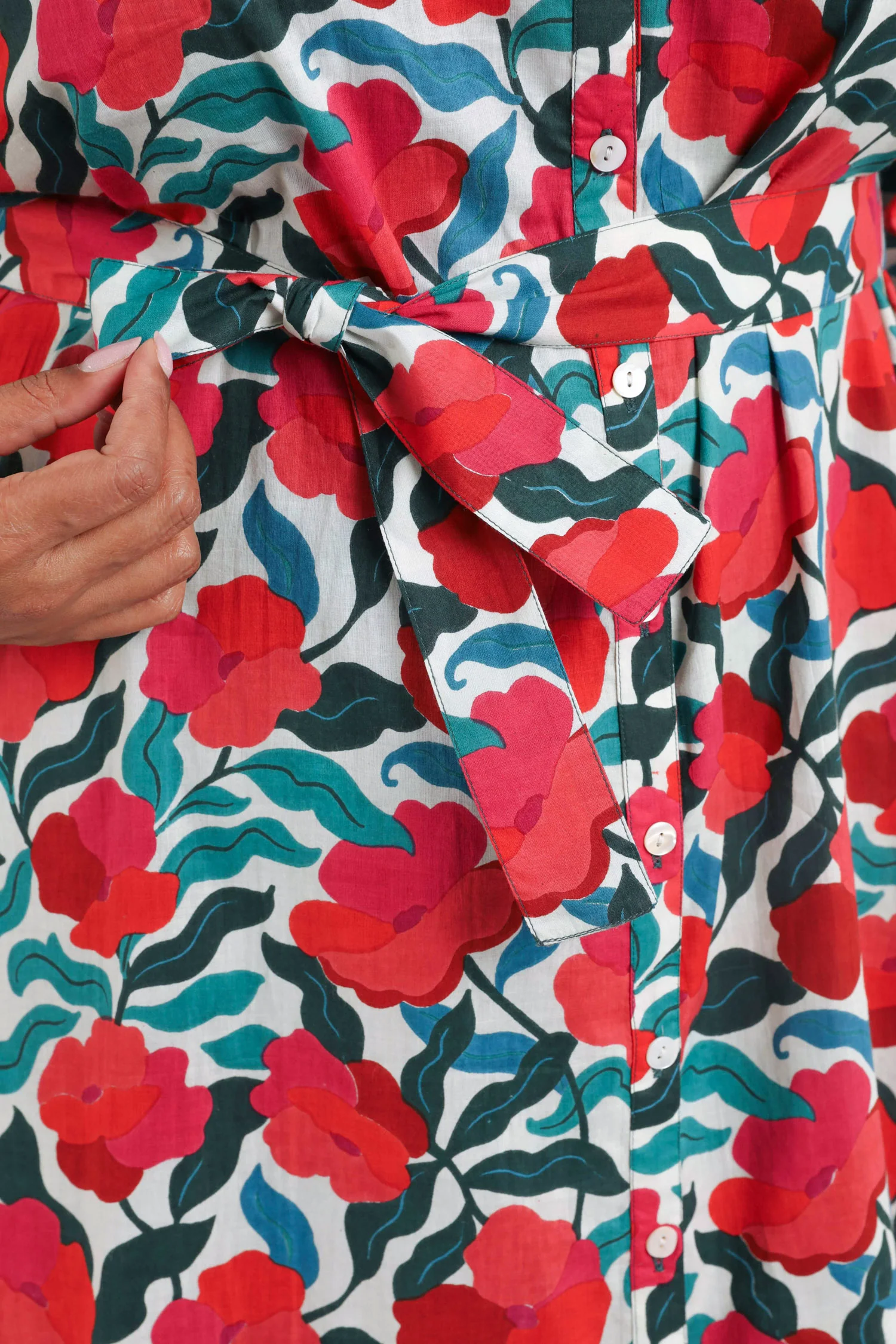 Robe en viscose imprimé fleuri - Image 4