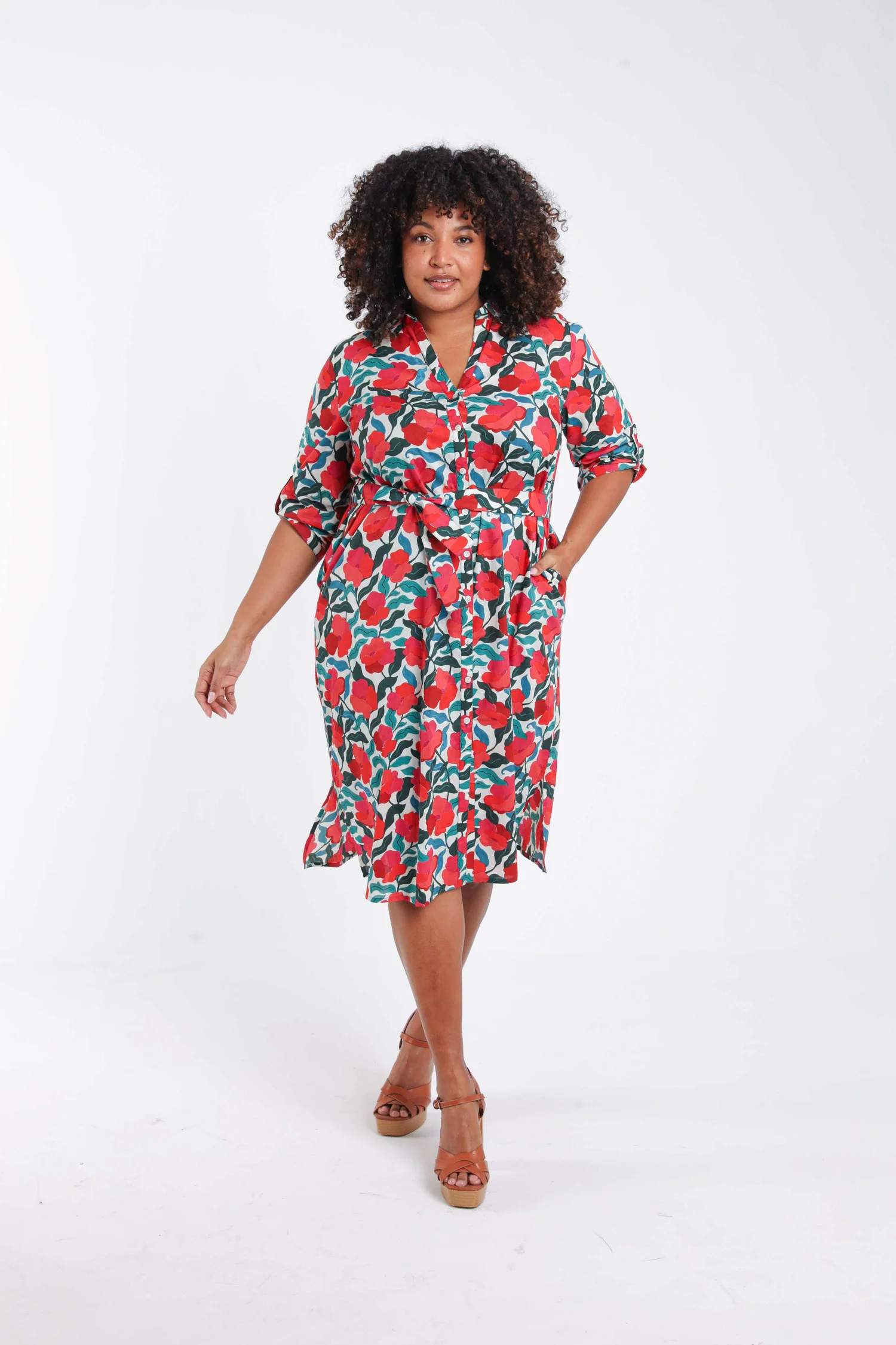 Robe en viscose imprimé fleuri - Image 7