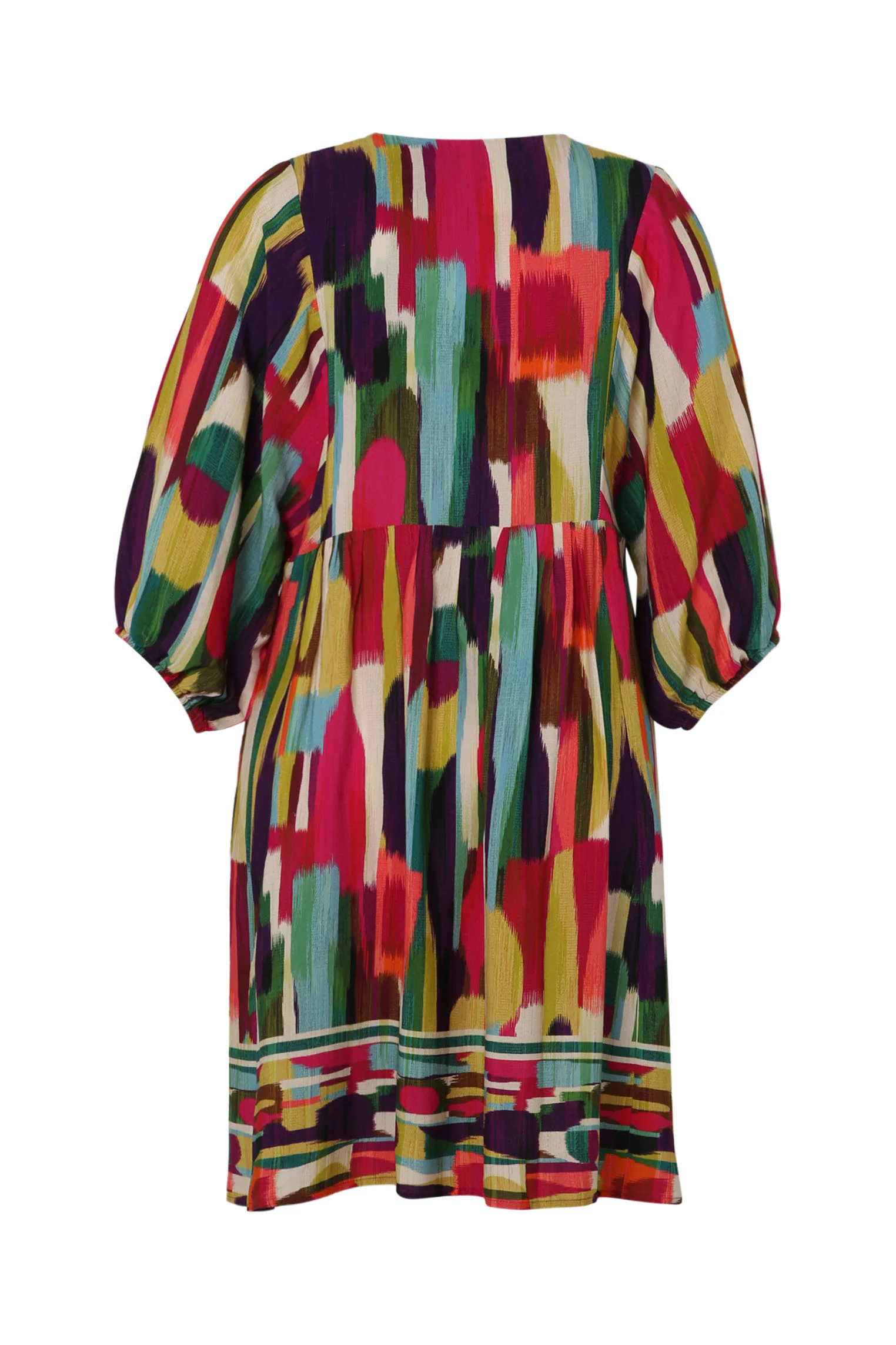 Robe en viscose imprimé graphique - Image 11