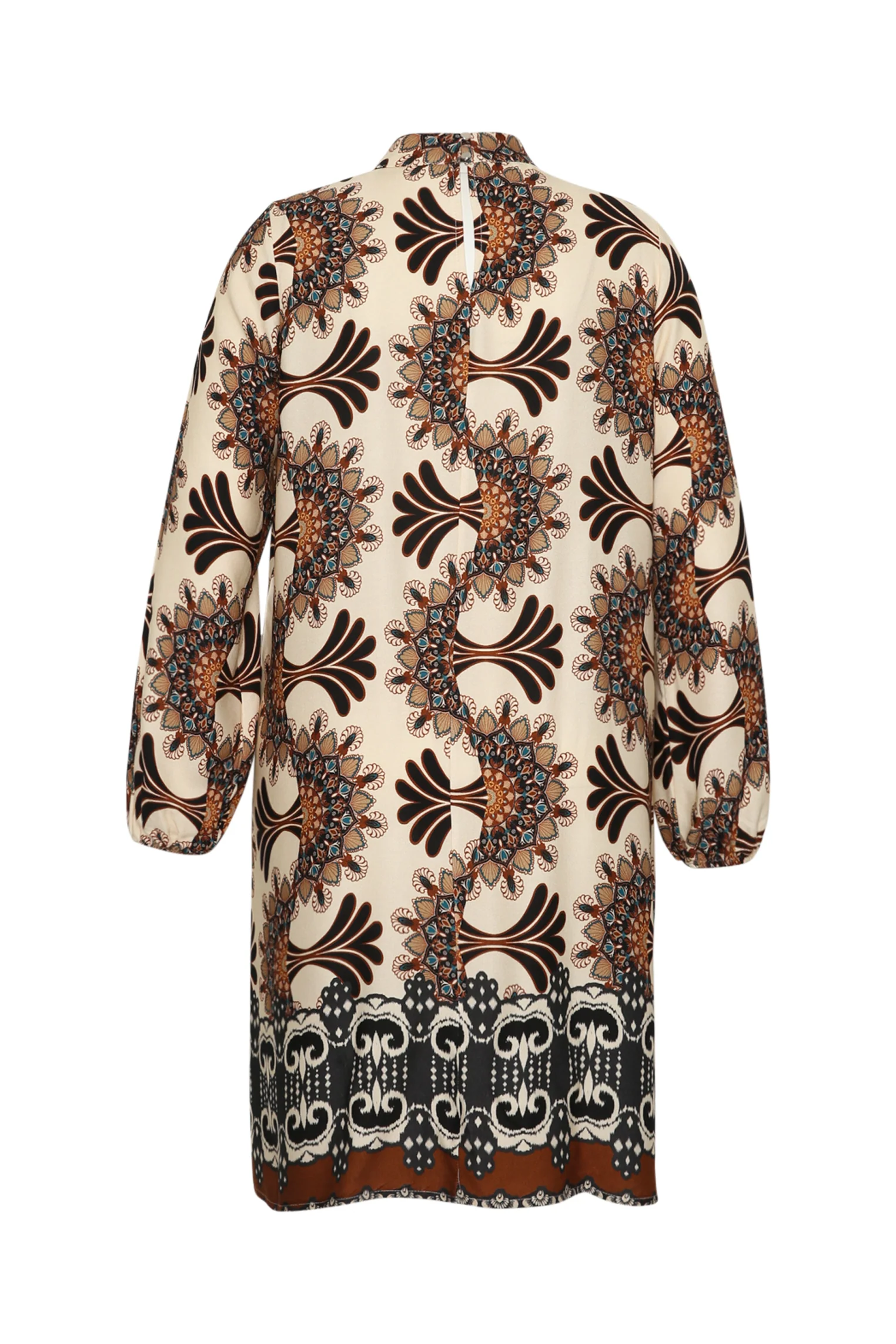 Robe en viscose imprimé graphique - Image 10