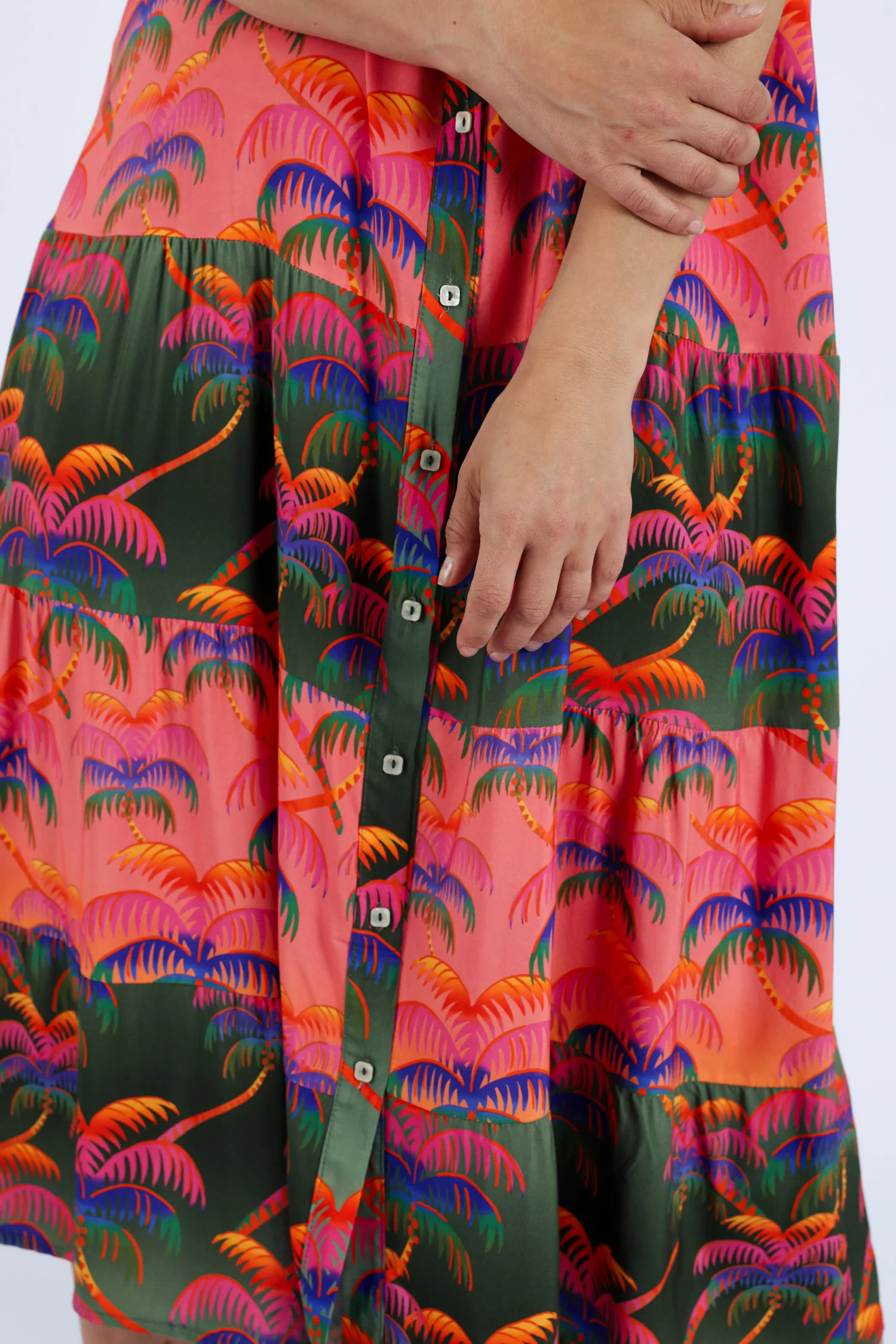 Robe en viscose imprimé palmiers - Image 6