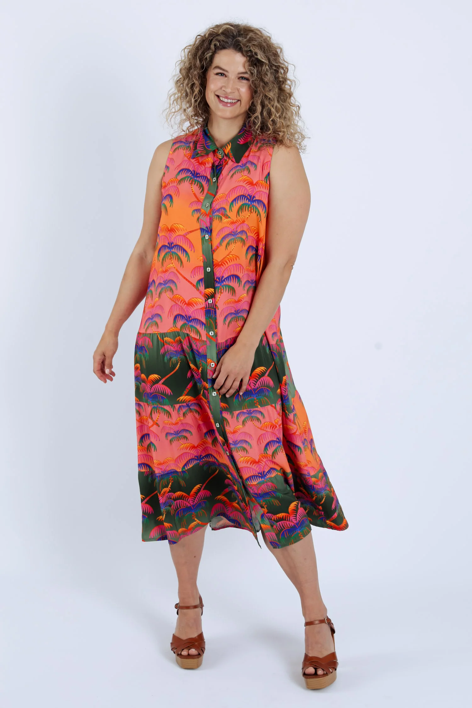 Robe en viscose imprimé palmiers - Image 7