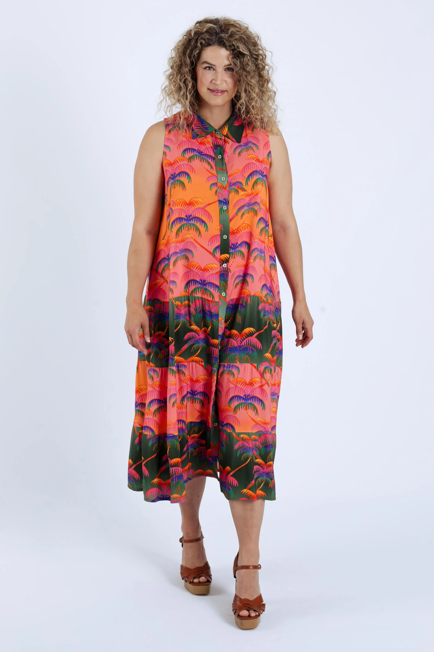 Robe en viscose imprimé palmiers - Image 8
