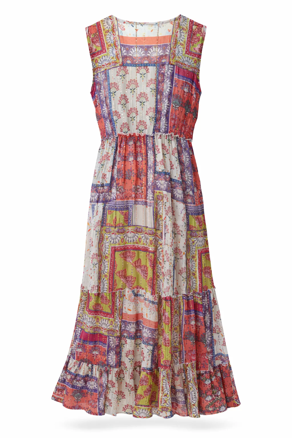 Robe en viscose imprimé patchwork - Image 2