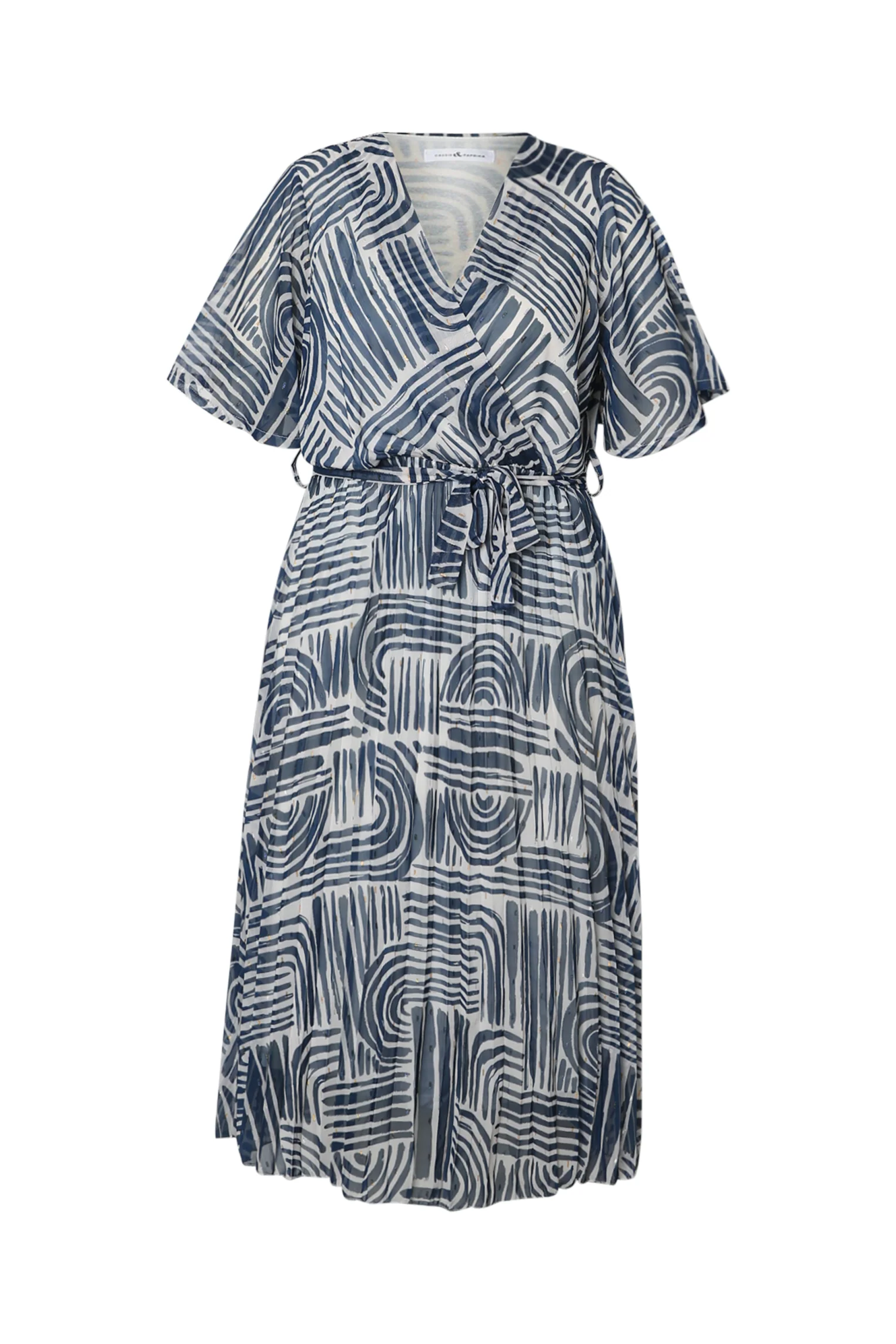 Robe en voile imprimé fleurs floues - Image 10