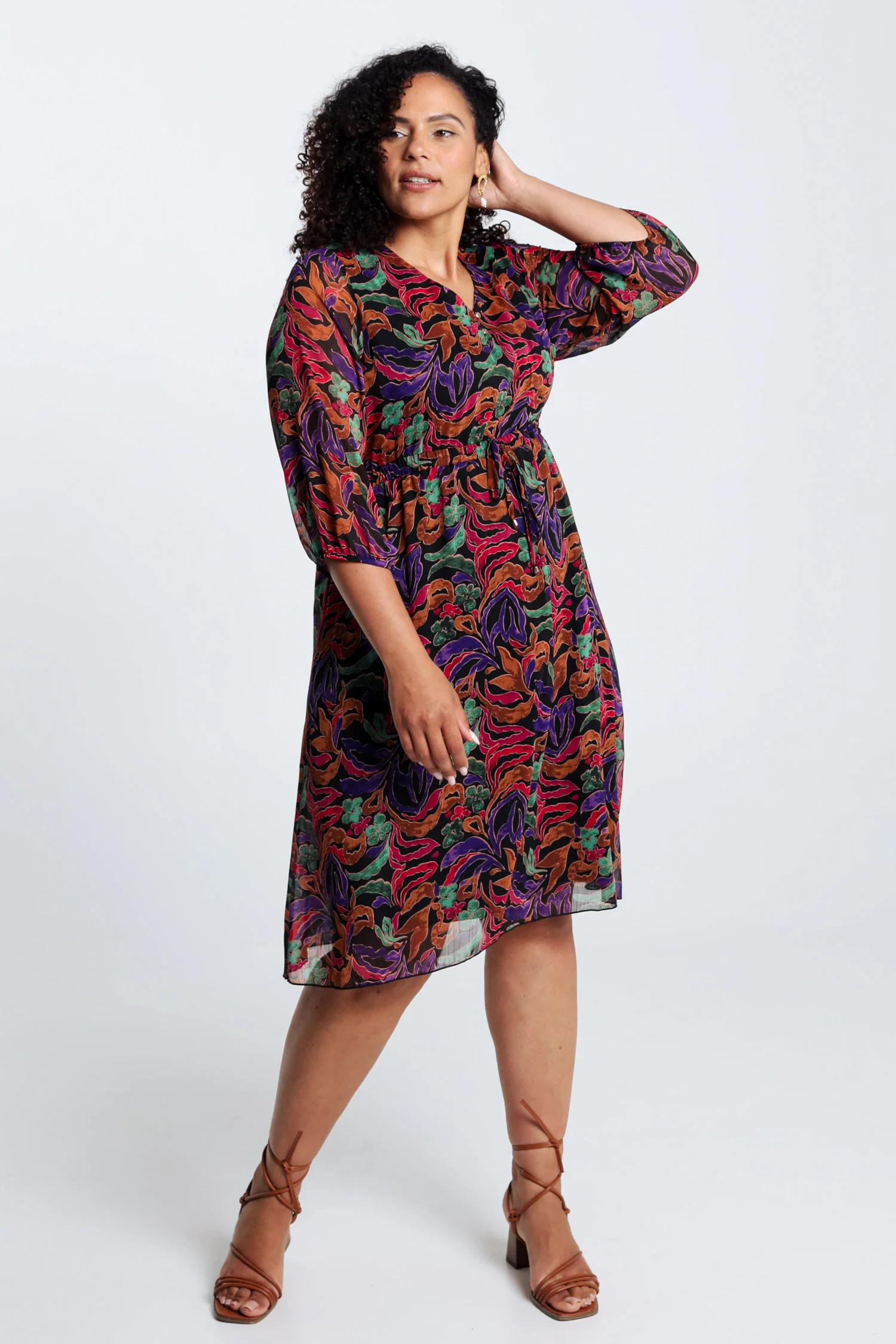 Robe en voile imprimée - Image 9