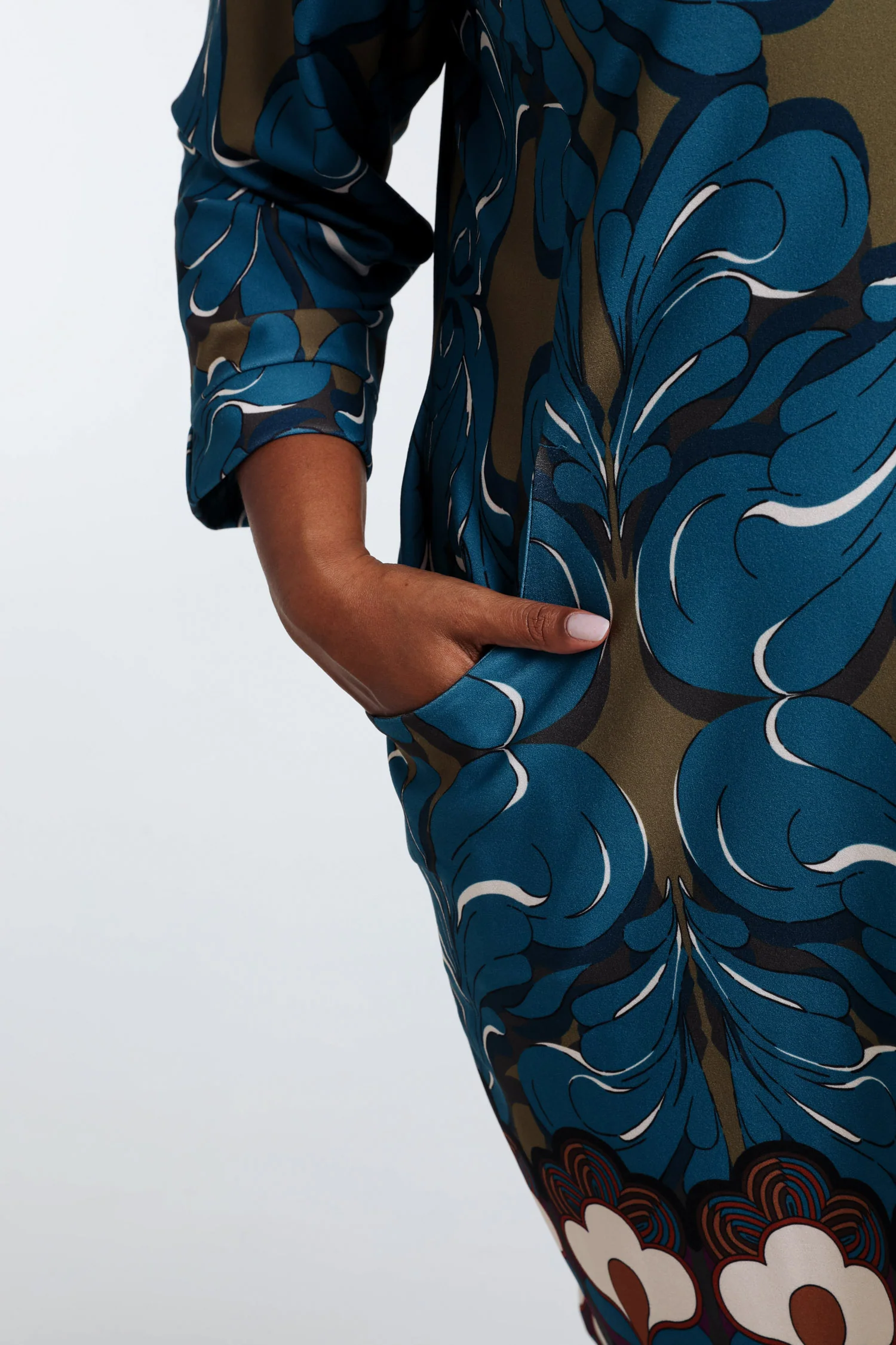 Robe housse imprimé graphique - Image 3