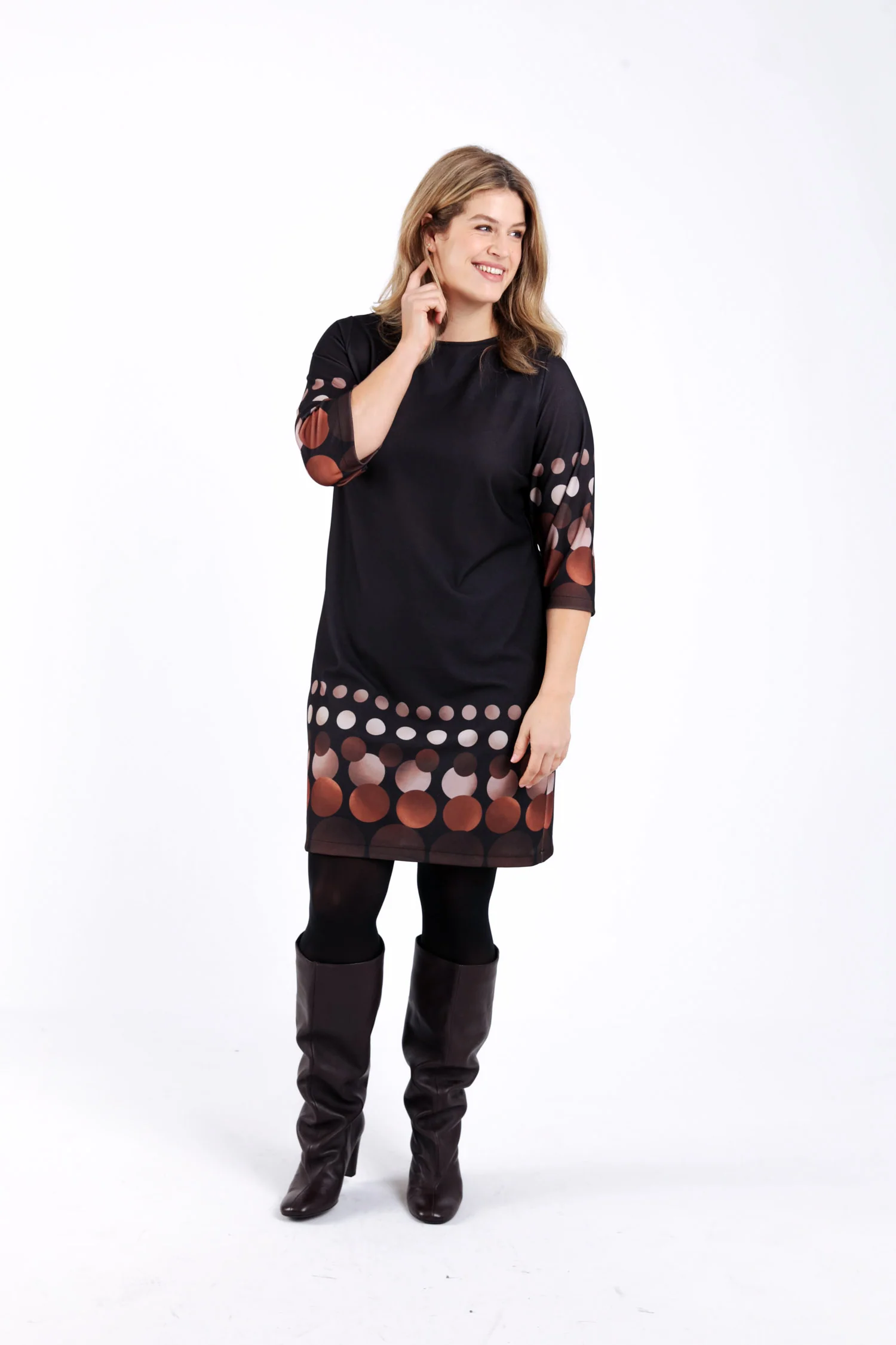 Robe housse imprimé ronds - Image 6