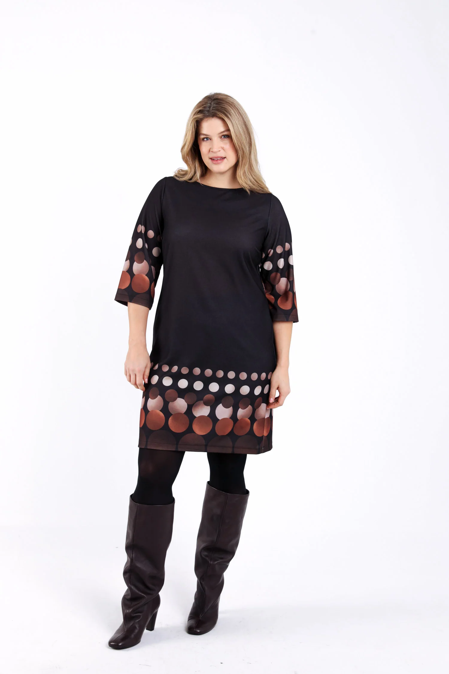 Robe housse imprimé ronds - Image 7