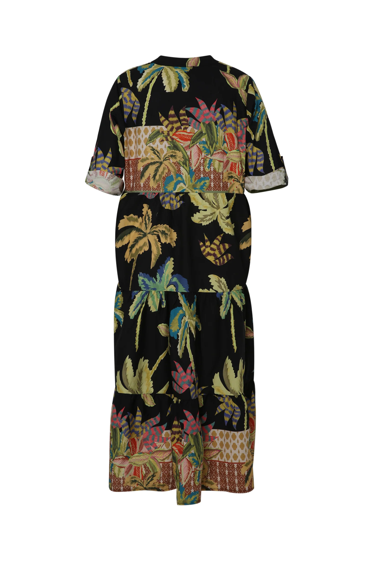 Robe longue en coton imprimé palmier - Image 11