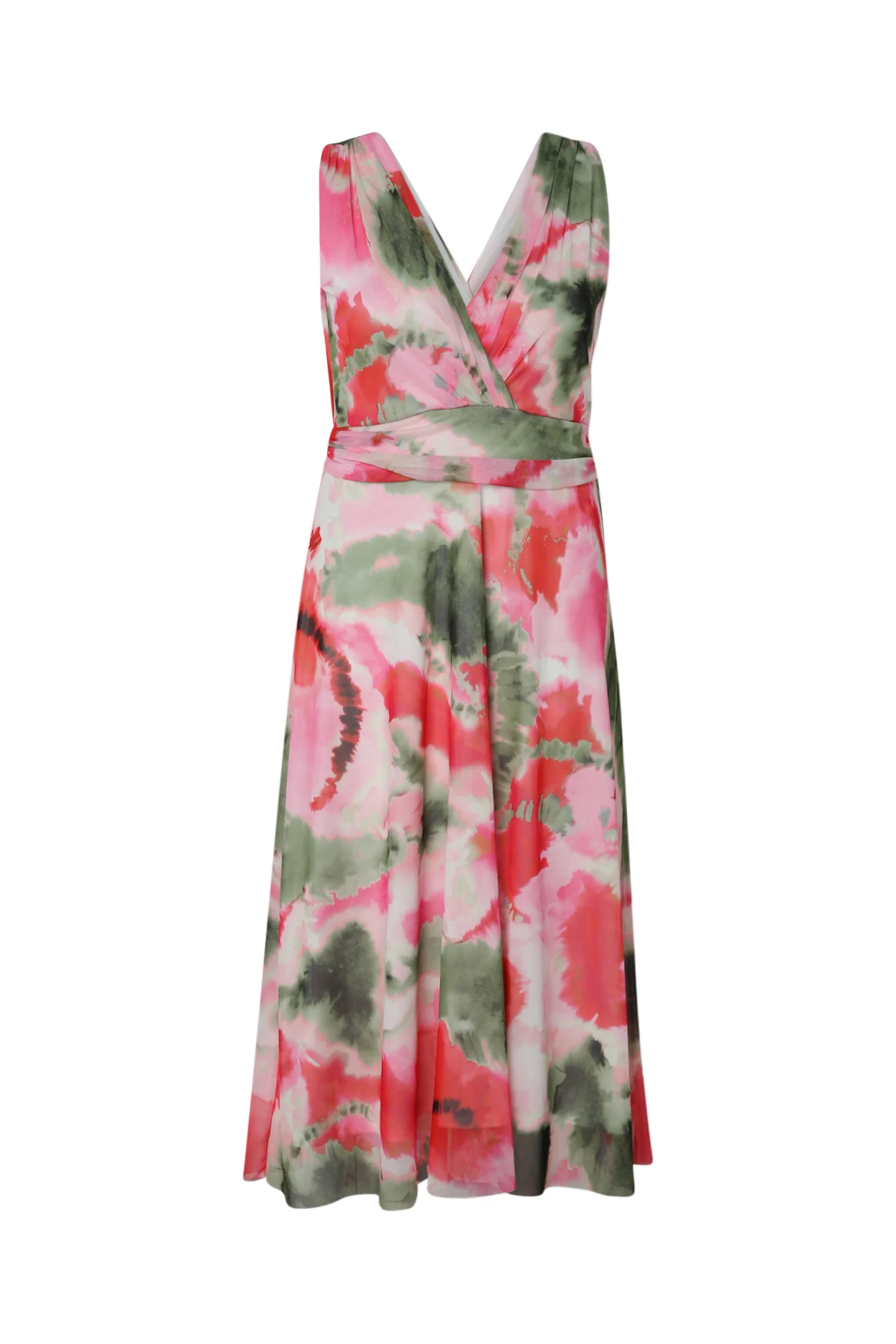 Robe longue en résille imprimé flou - Image 2