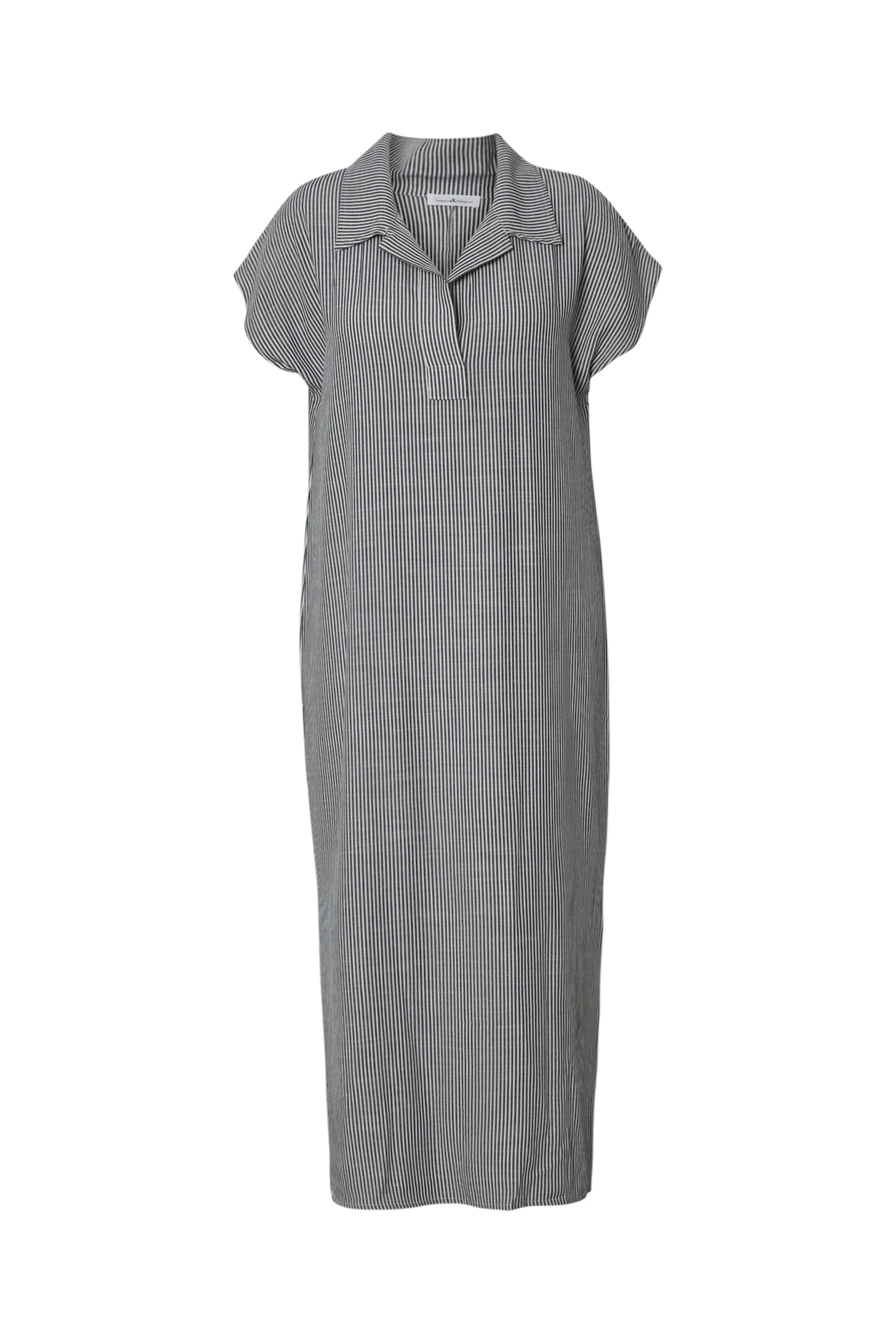 Robe longue en viscose à rayures - Image 10