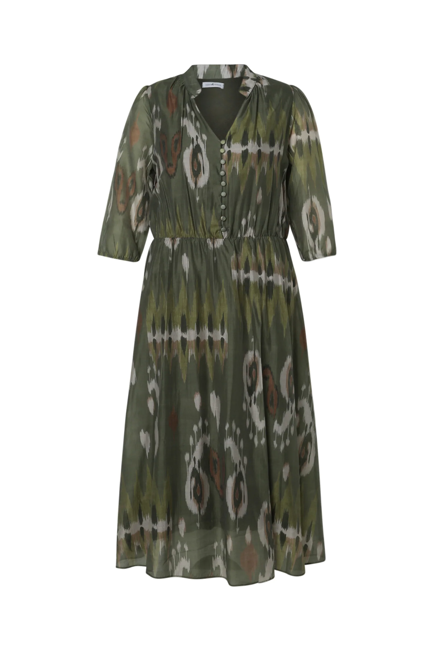 Robe longue en viscose imprimé ethnique - Image 10
