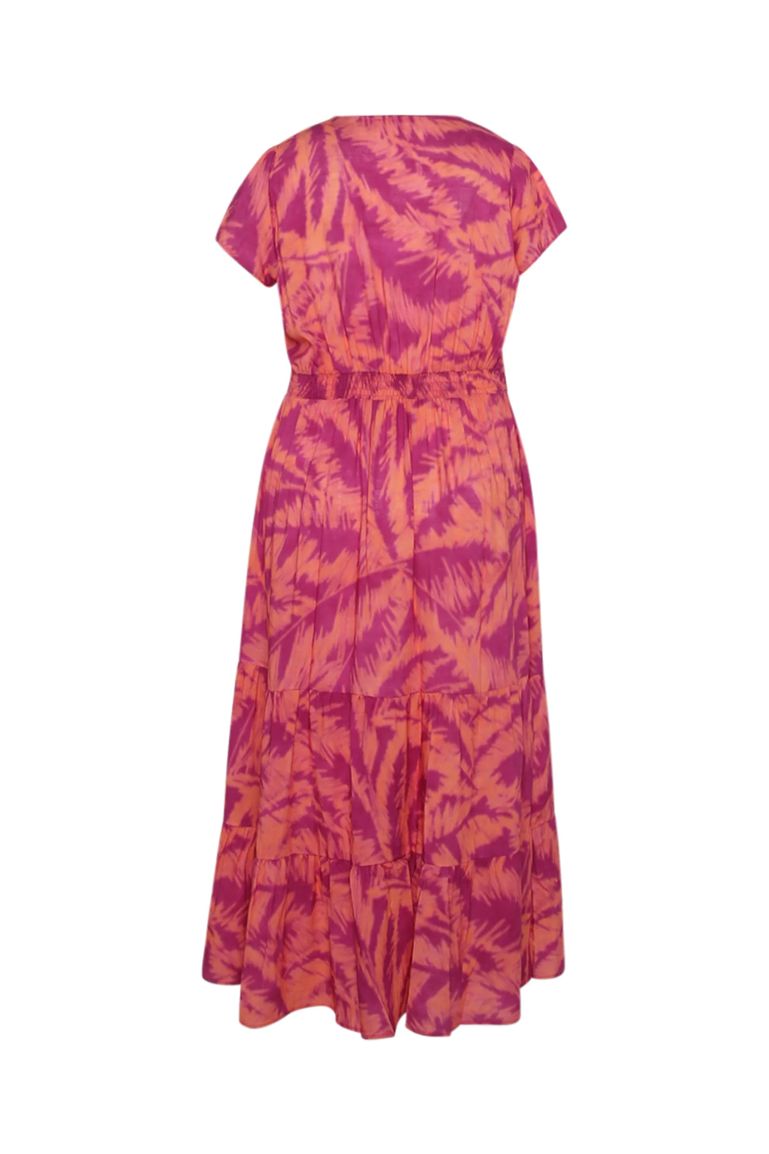 Robe longue en viscose imprimé feuillage - Image 11