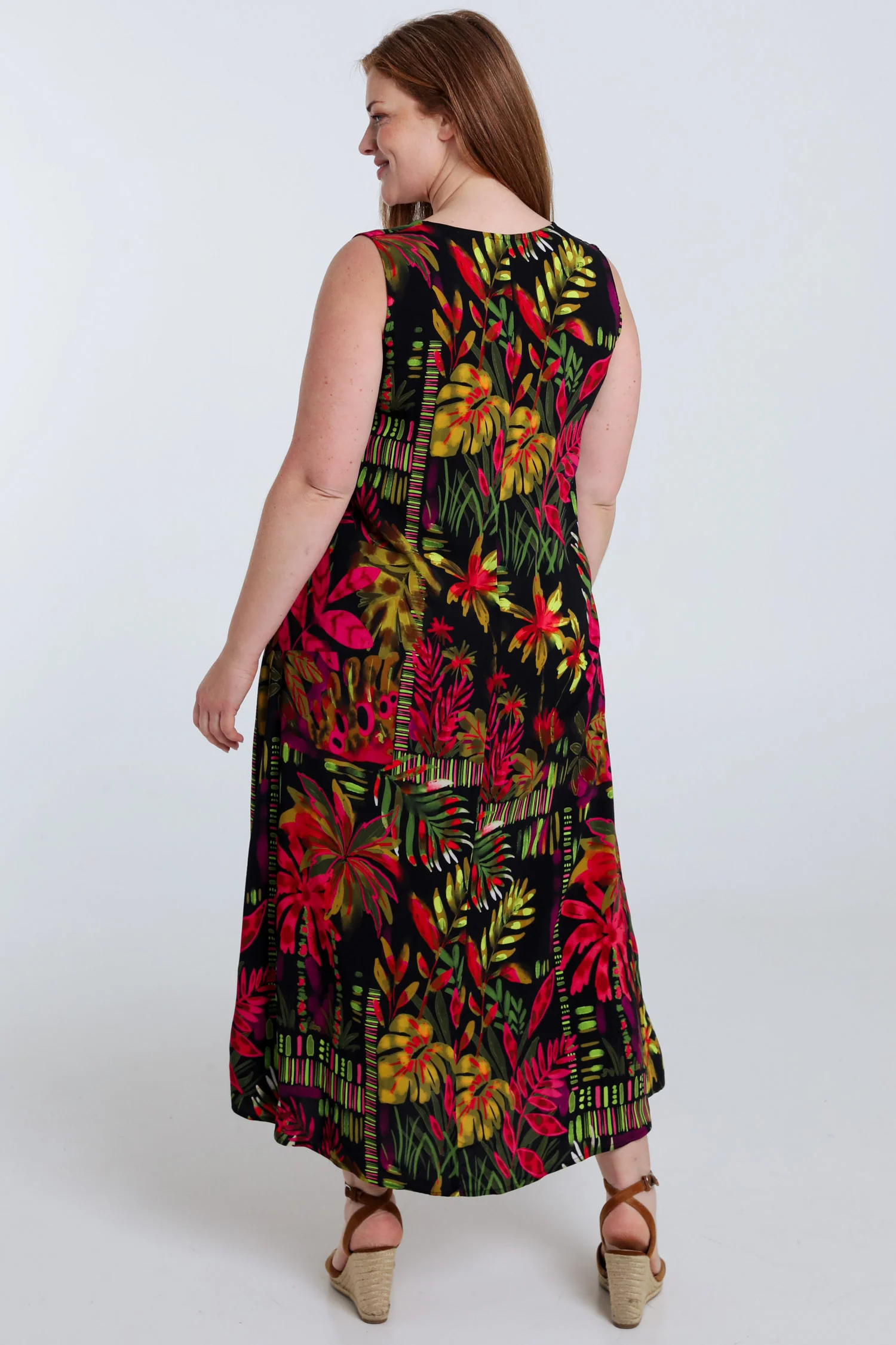 Robe longue en viscose imprimé floral - Image 2