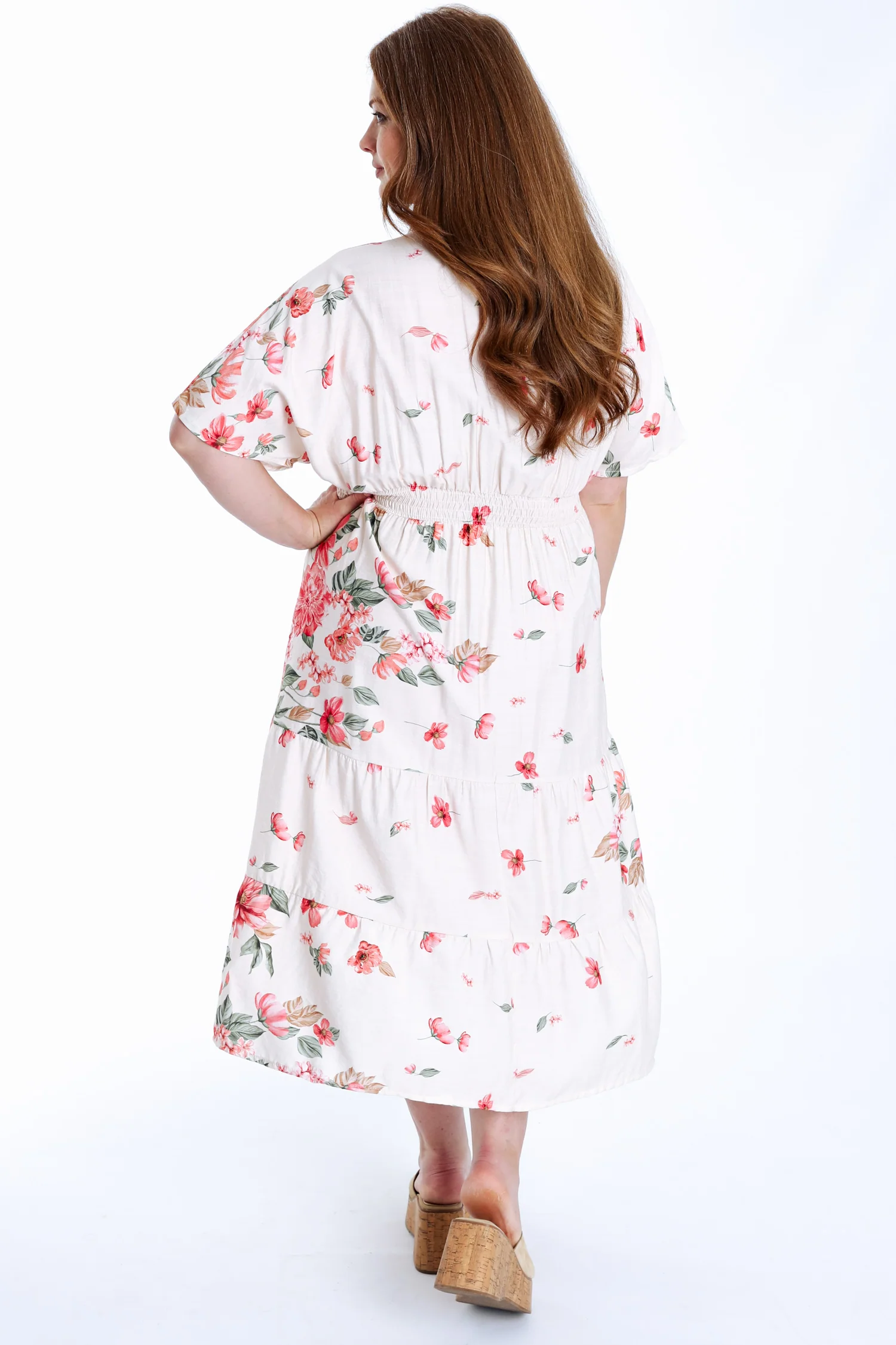 Robe longue en viscose imprimé floral - Image 2