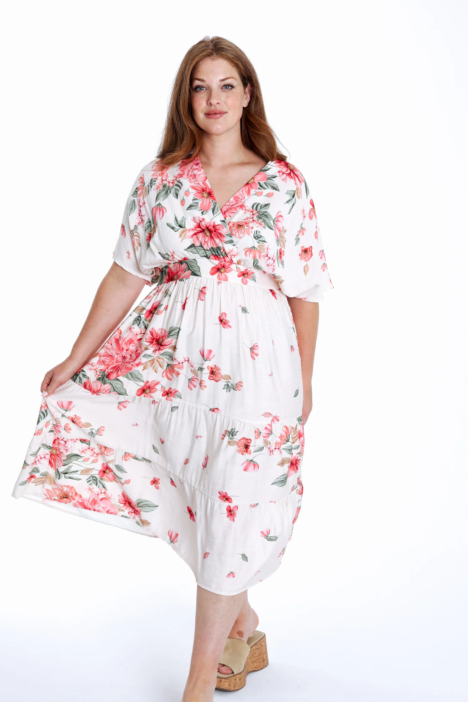 Robe longue en viscose imprimé floral - Image 8