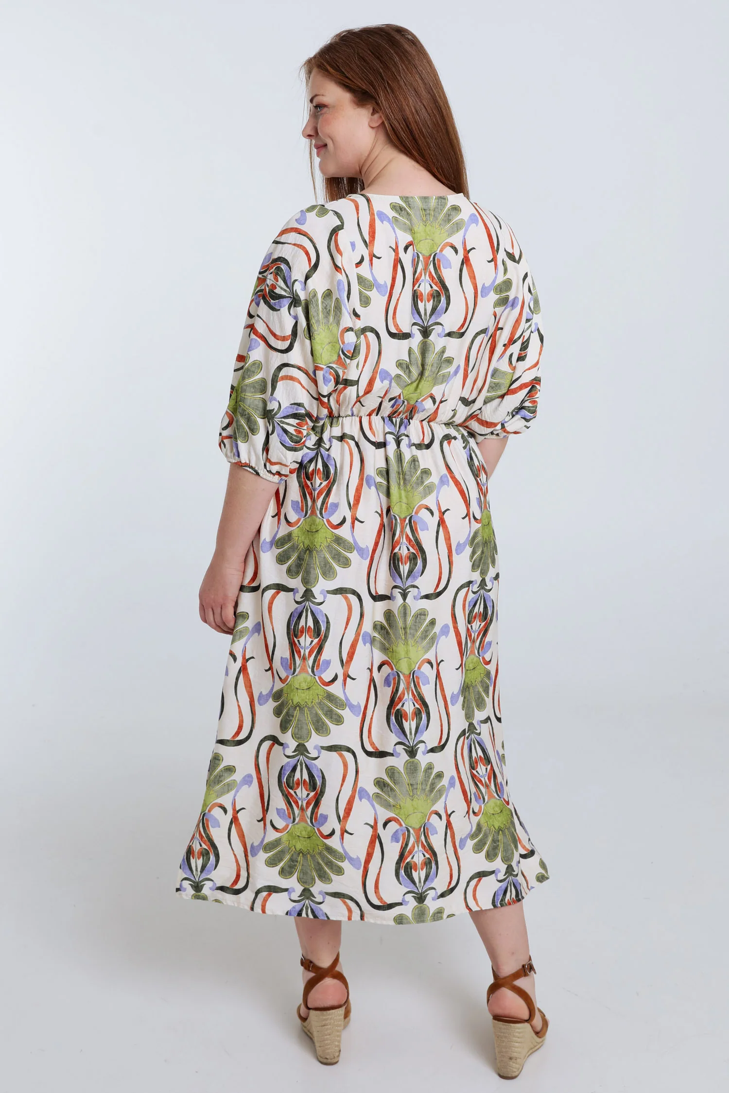Robe longue en viscose imprimé floral - Image 2