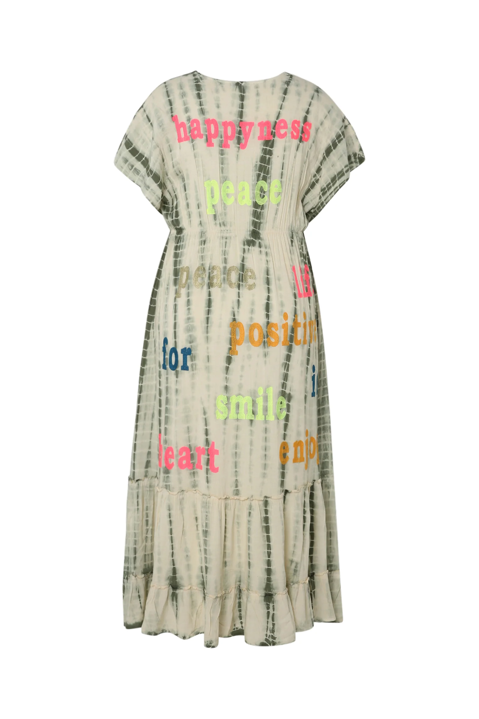 Robe longue en viscose imprimé tie&dye - Image 11