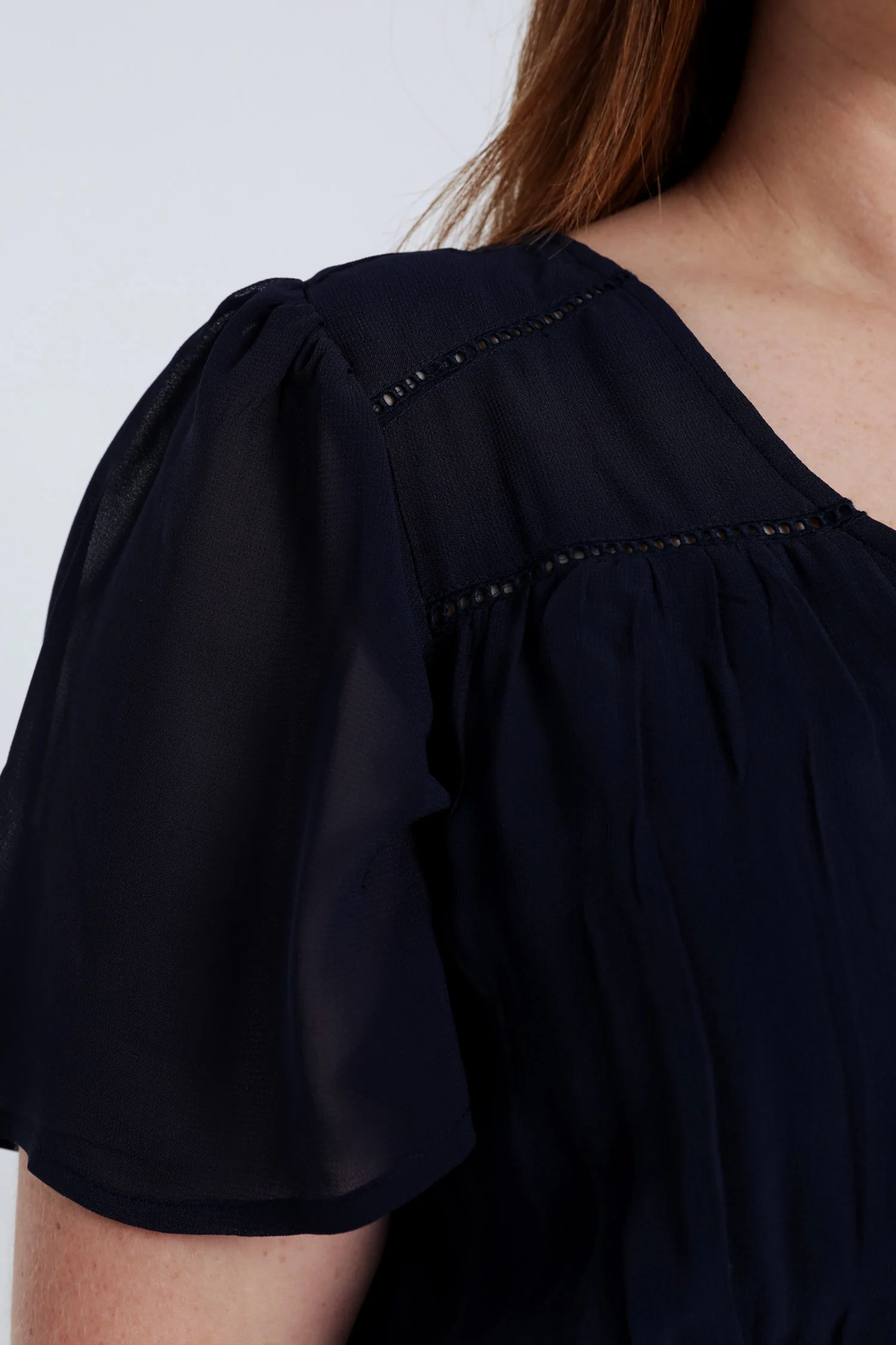 Robe longue en viscose unie - Image 6