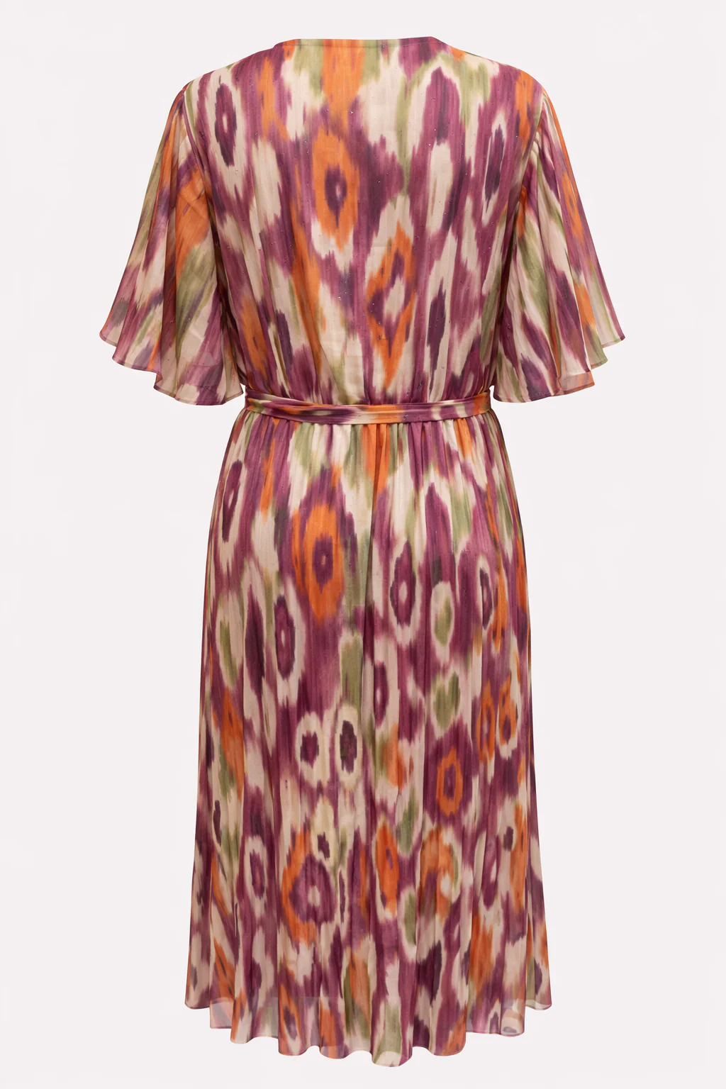 Robe longue en voile imprimé graphique - Image 2