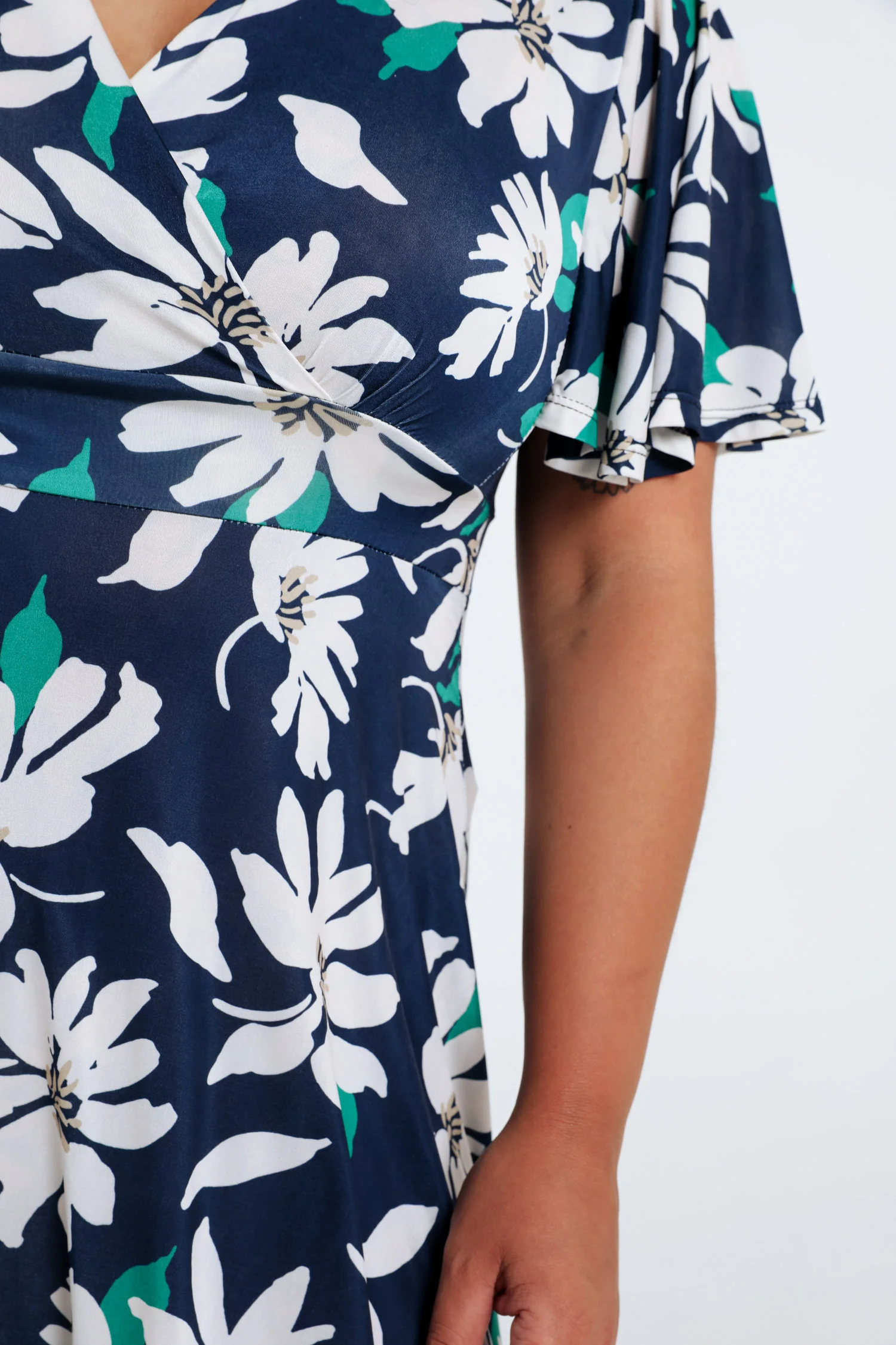 Robe mi-longue imprimé floral - Image 6