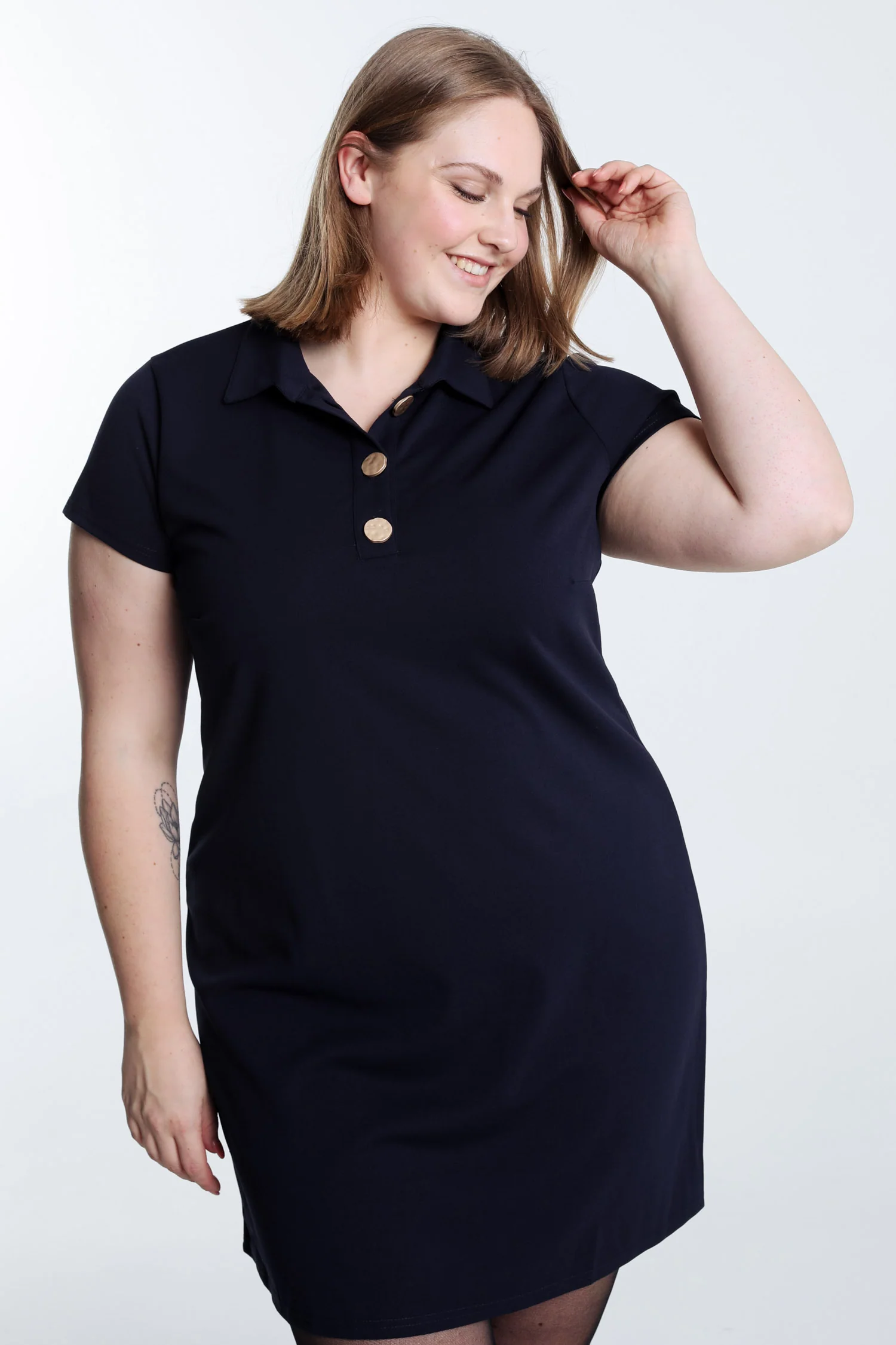 Robe polo unie