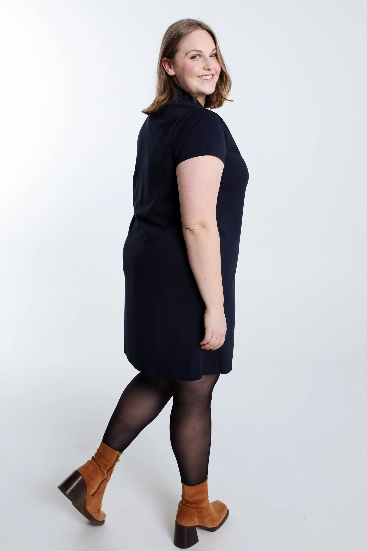 Robe polo unie - Image 2