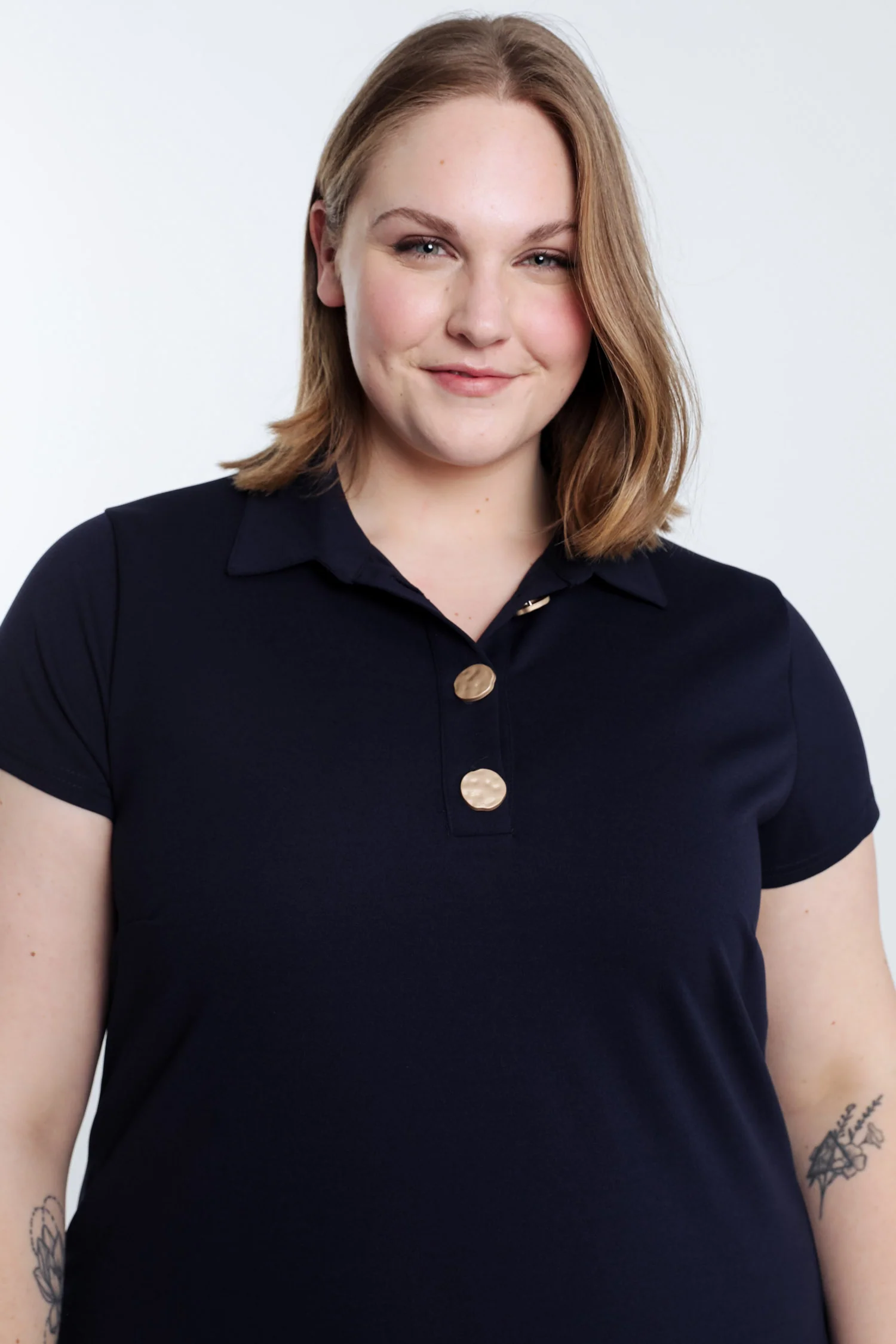 Robe polo unie - Image 3