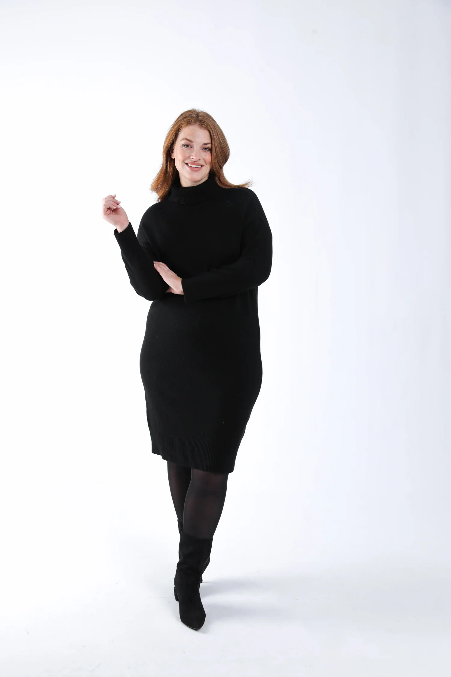 Robe pull unie - Image 6