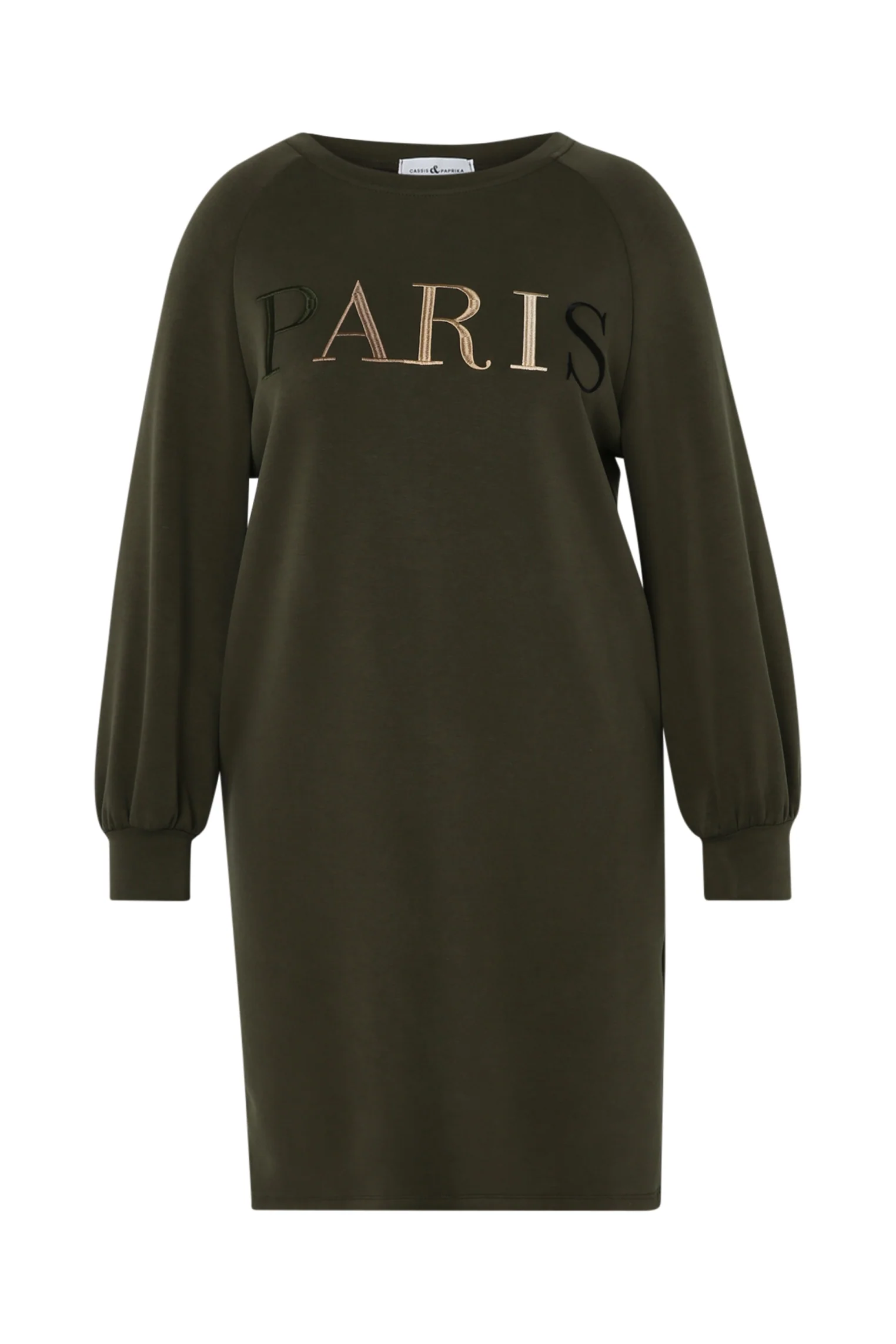 Robe sweat broderie Paris - Image 10