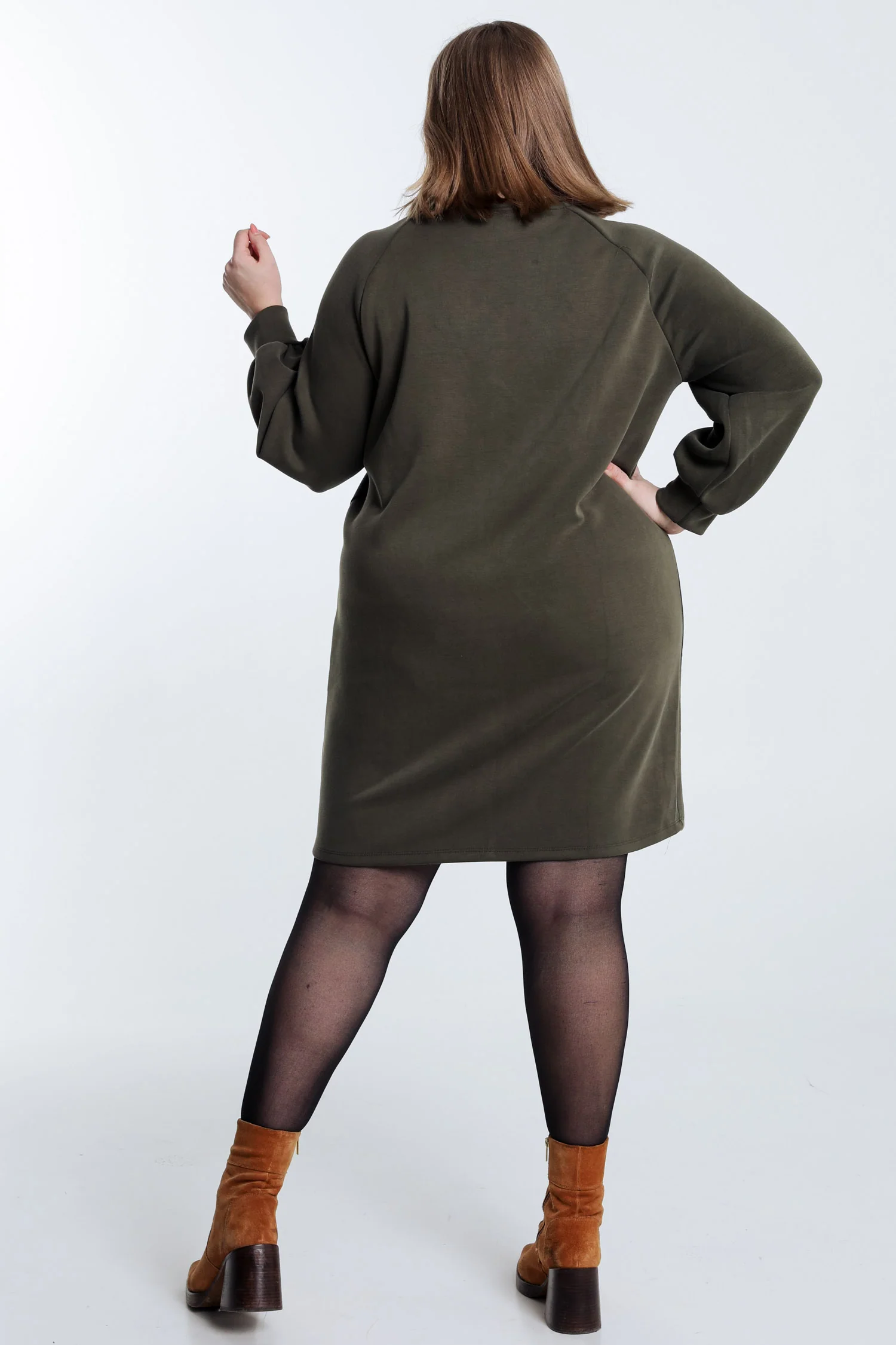 Robe sweat broderie Paris - Image 2