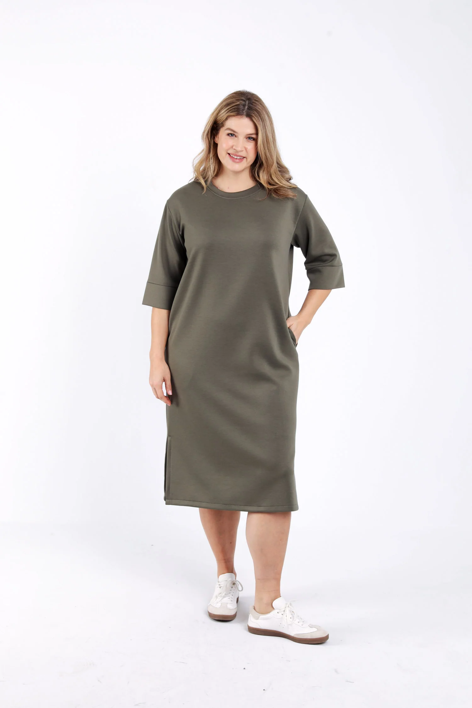 Robe sweat unie - Image 6