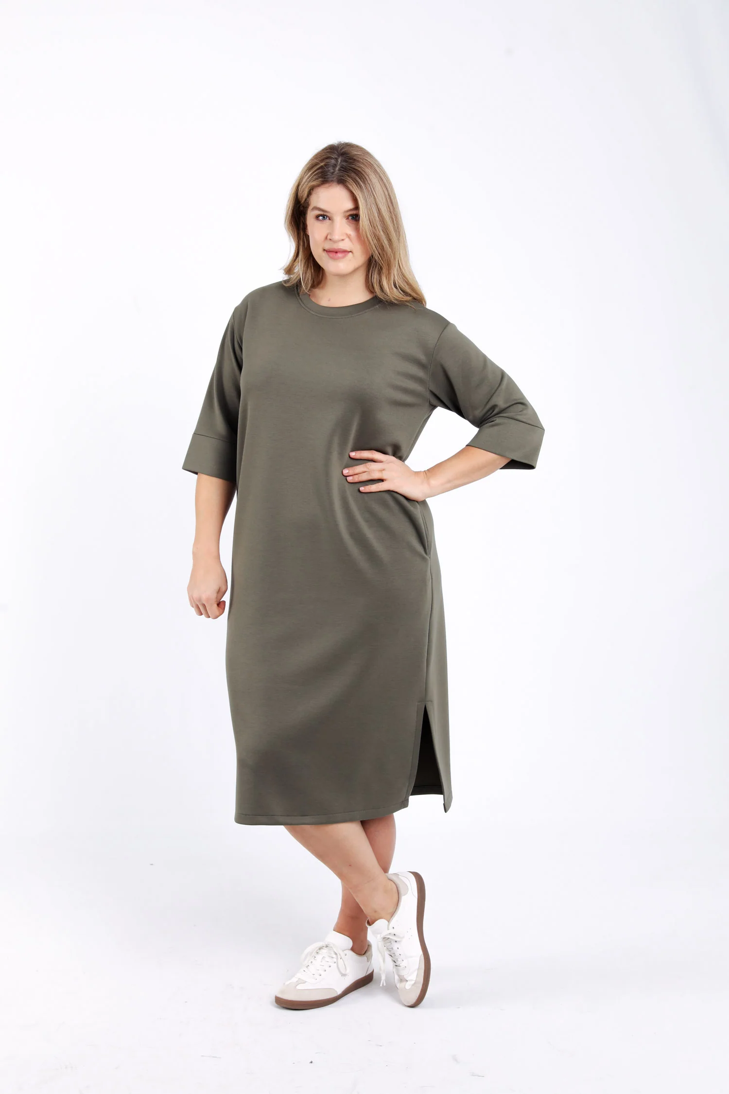 Robe sweat unie - Image 7