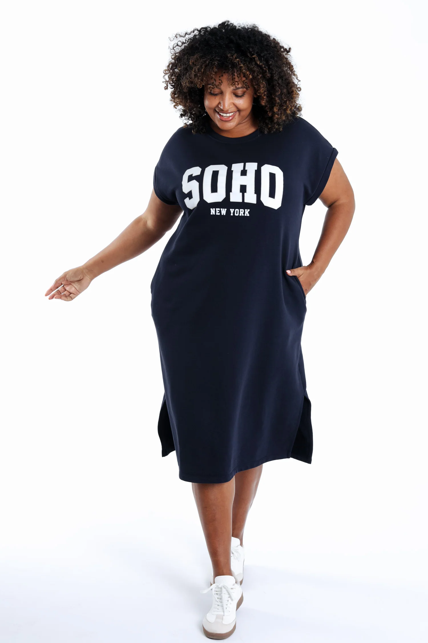Robe t-shirt imprimé Soho - Image 8