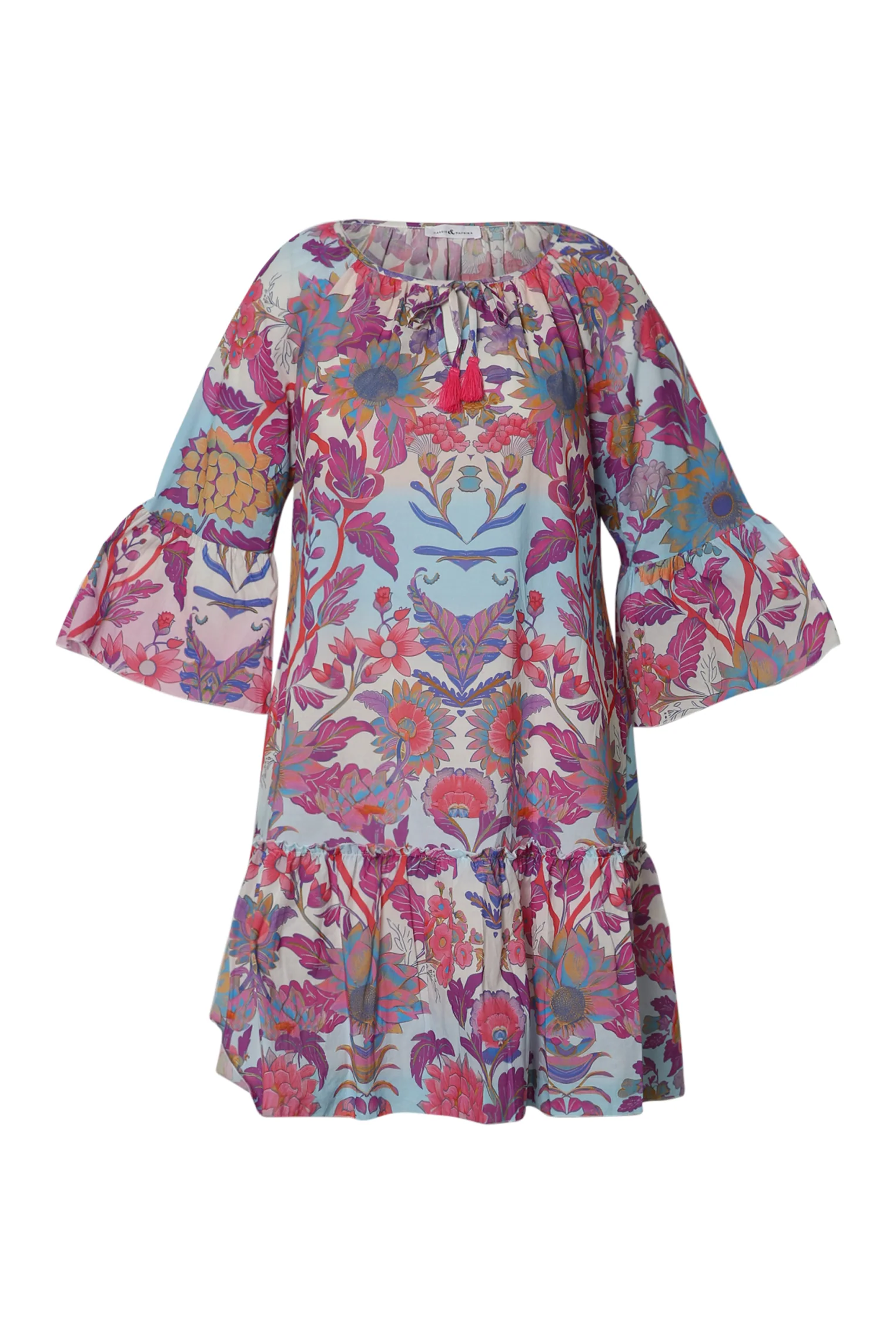 Robe tunique en coton imprimé floral - Image 10