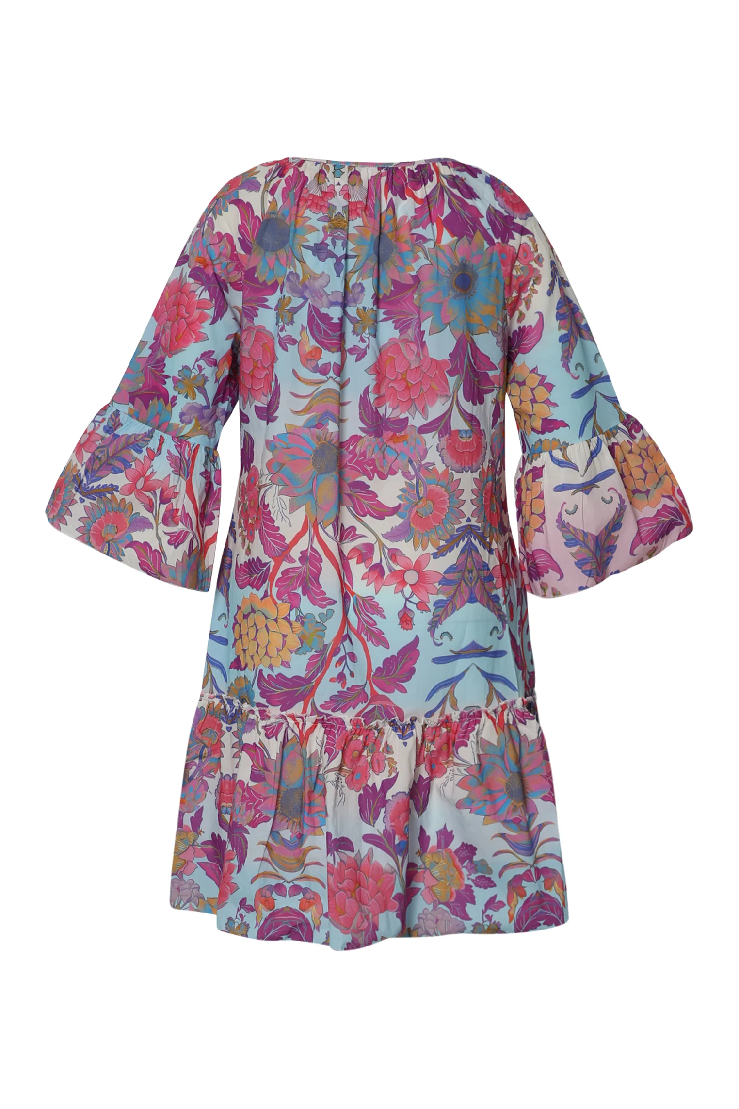 Robe tunique en coton imprimé floral - Image 11