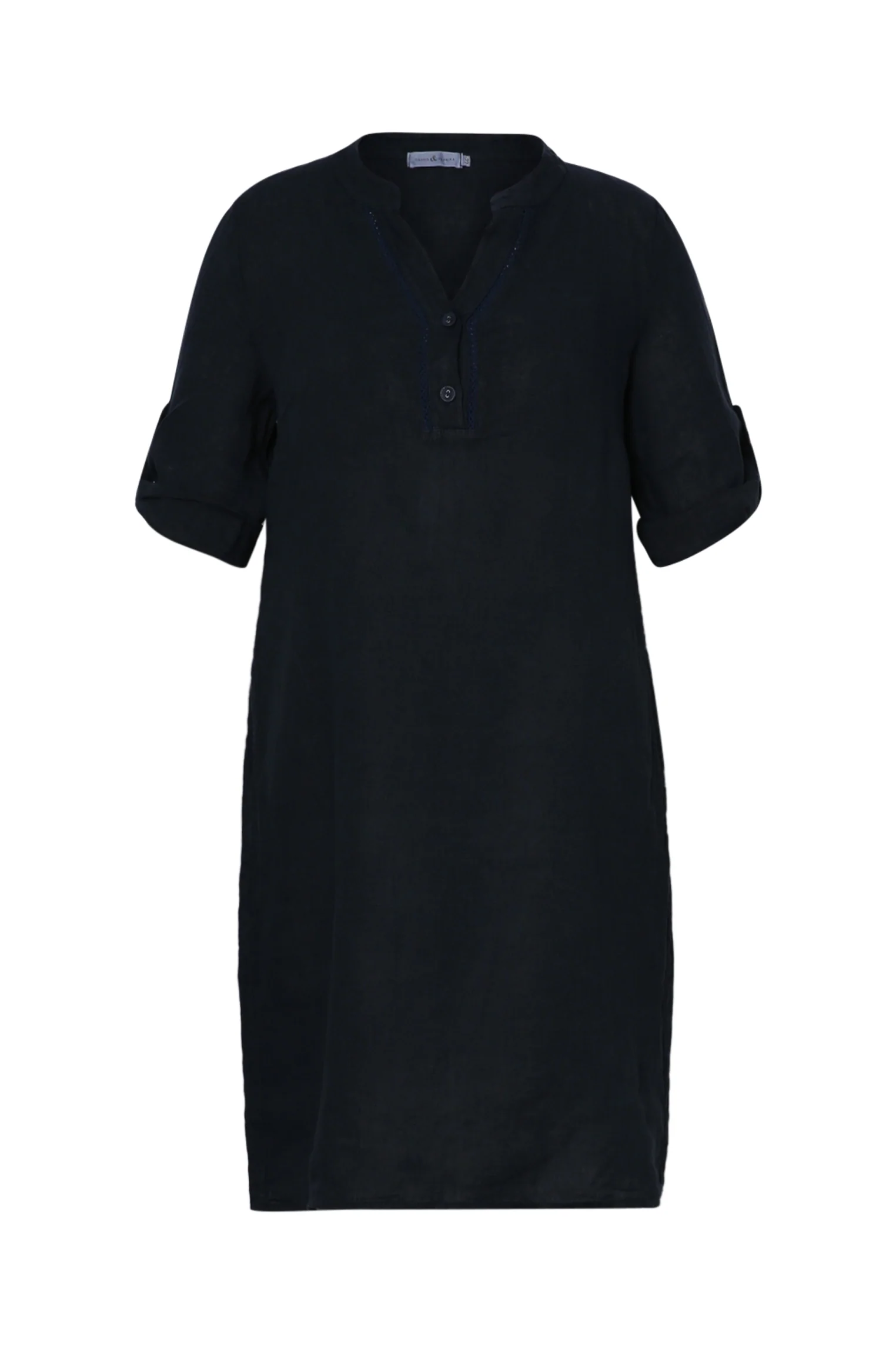 Robe tunique en lin unie - Image 10