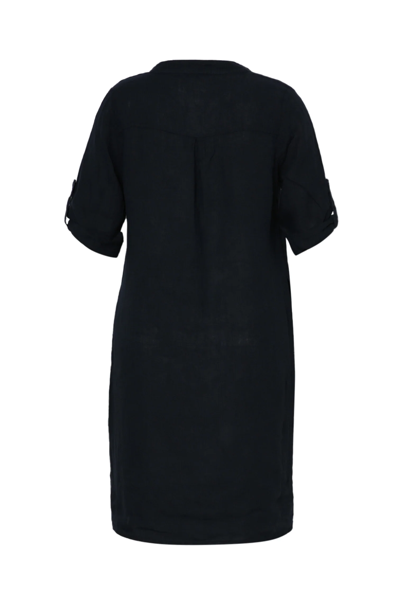 Robe tunique en lin unie - Image 11