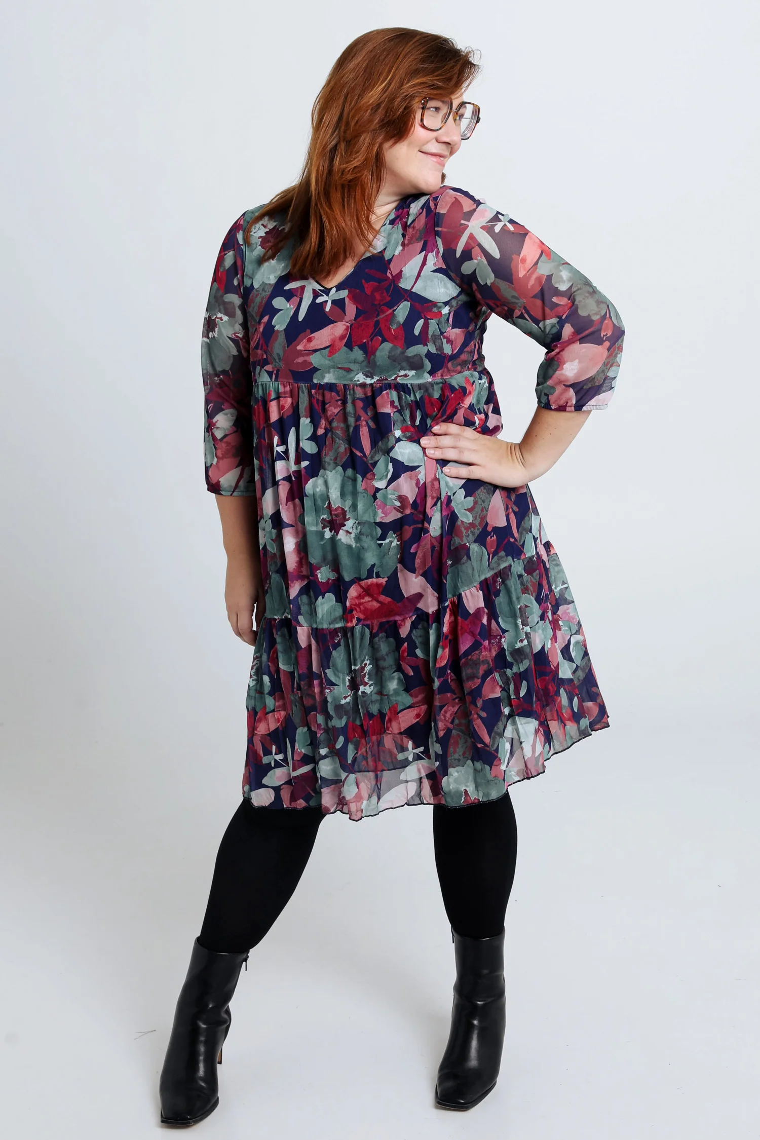 Robe tunique en résille froissée - Image 7